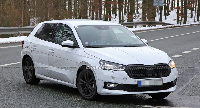 2022 skoda fabia prototype spied first time 27