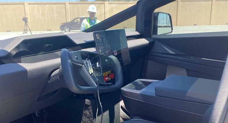 Tesla Cybertruck interior