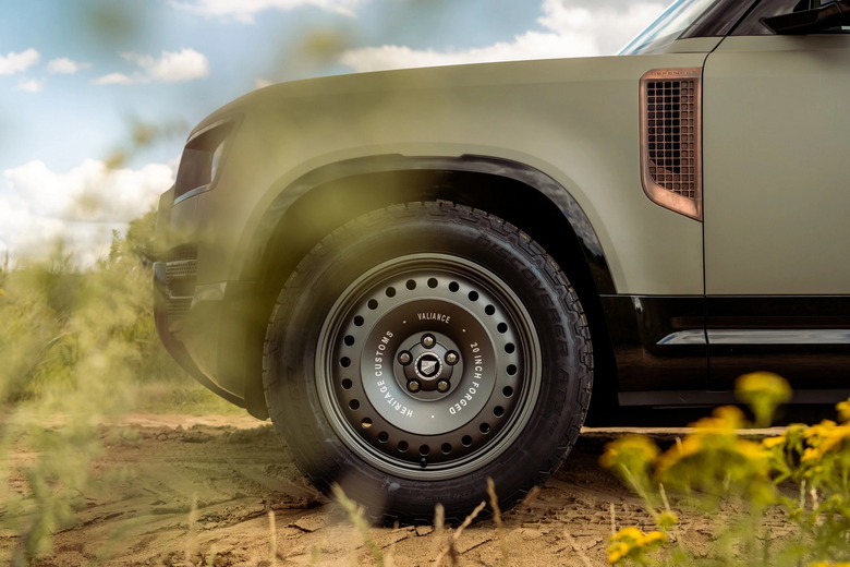 Land Rover Defender With Heritage Customs Valiance Wheels (22)