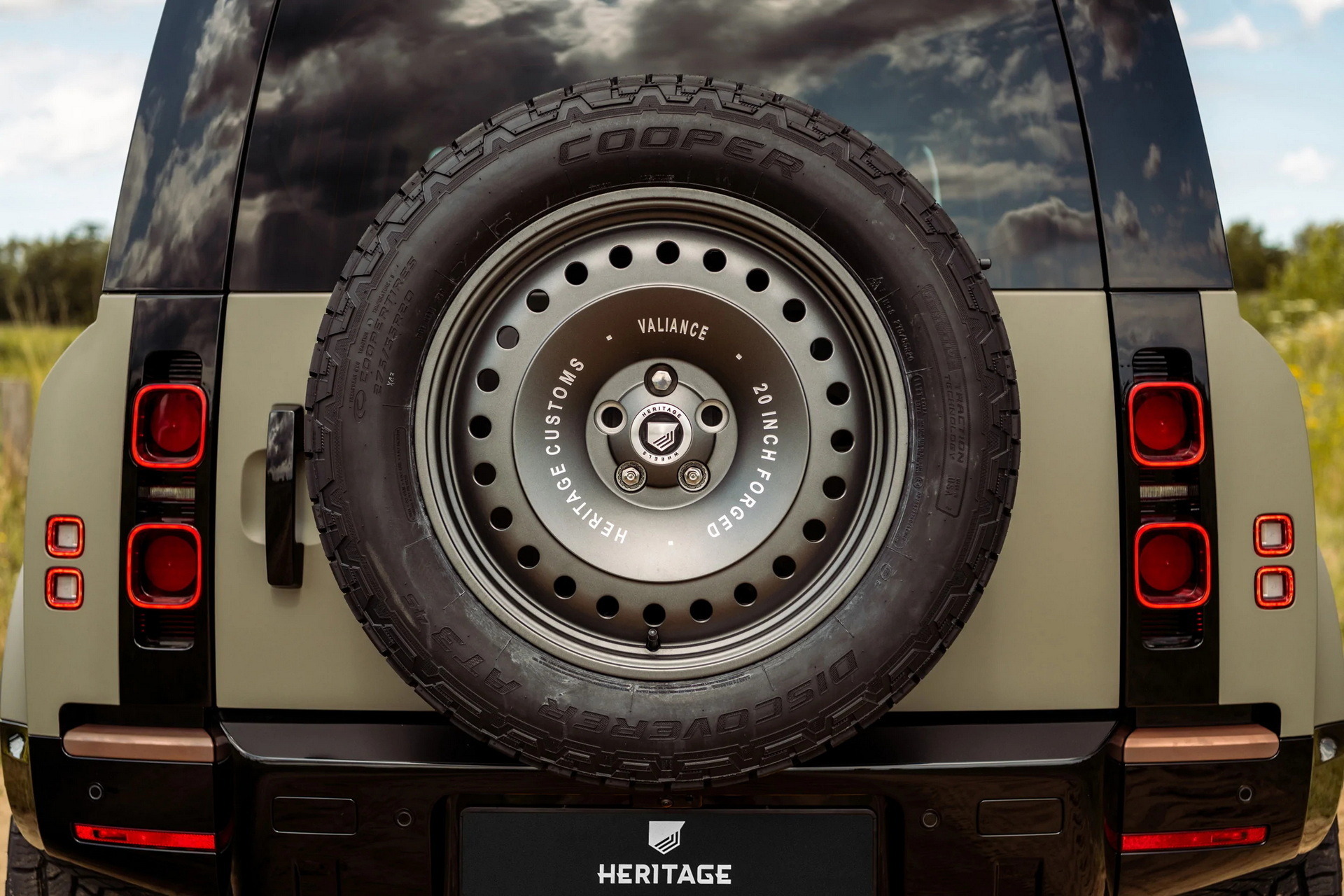 Land Rover Defender With Heritage Customs Valiance Wheels (17)