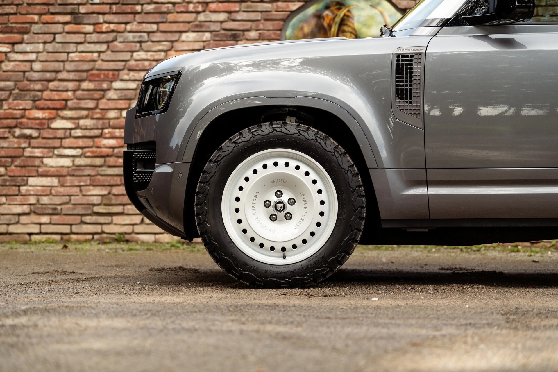 Land Rover Defender With Heritage Customs Valiance Wheels (32)