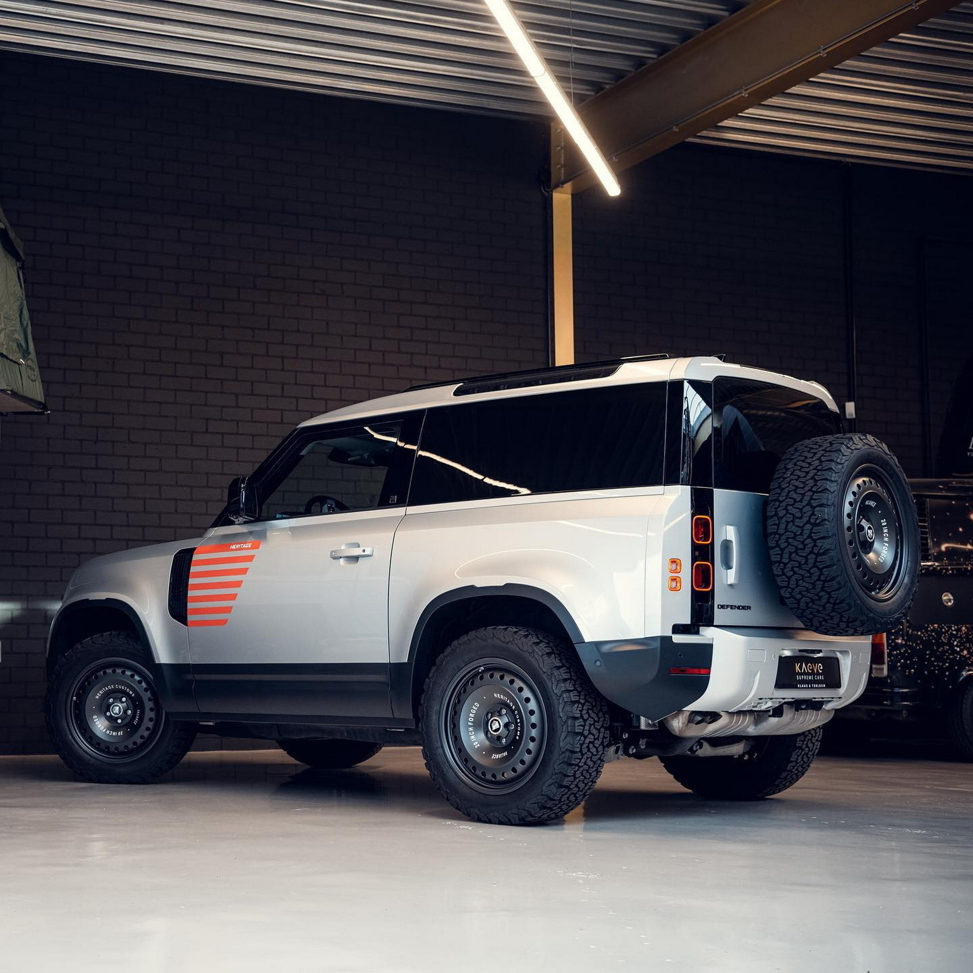 Land Rover Defender With Heritage Customs Valiance Wheels (39)