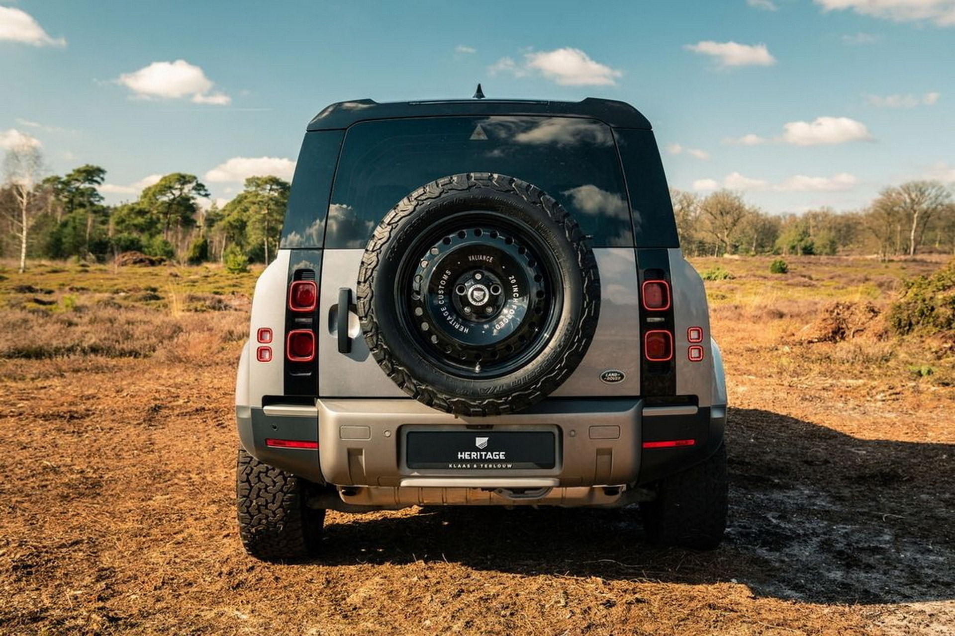 Land Rover Defender With Heritage Customs Valiance Wheels (4)