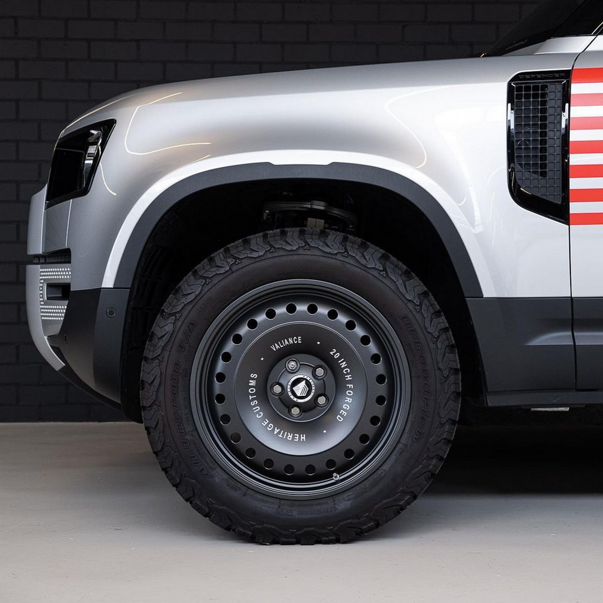 Land Rover Defender With Heritage Customs Valiance Wheels (40)
