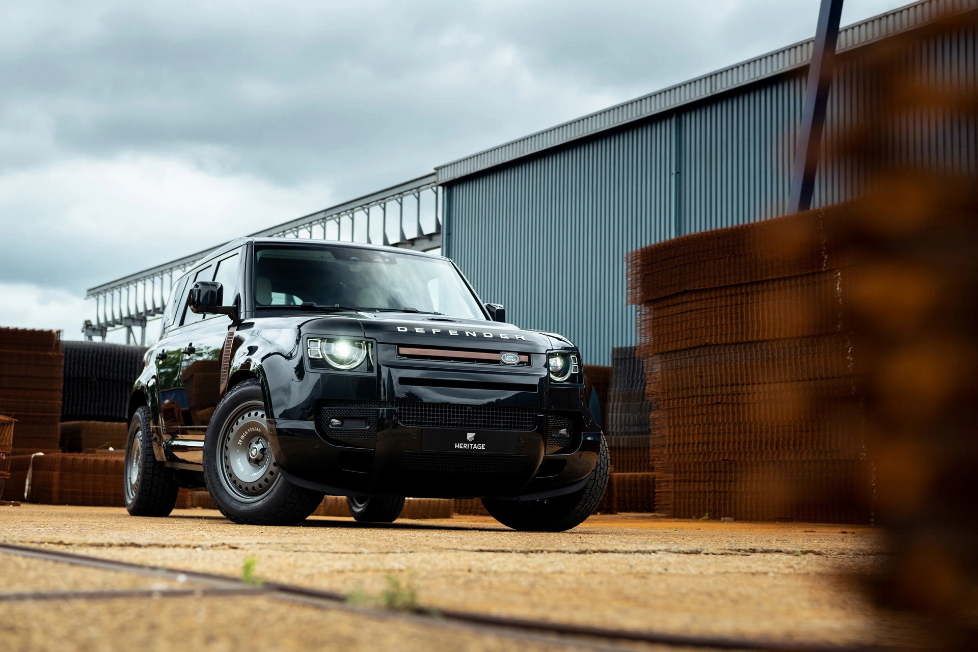 Land Rover Defender With Heritage Customs Valiance Wheels (41)