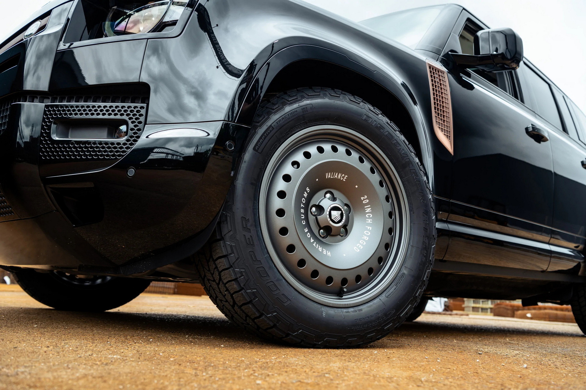 Land Rover Defender With Heritage Customs Valiance Wheels (42)