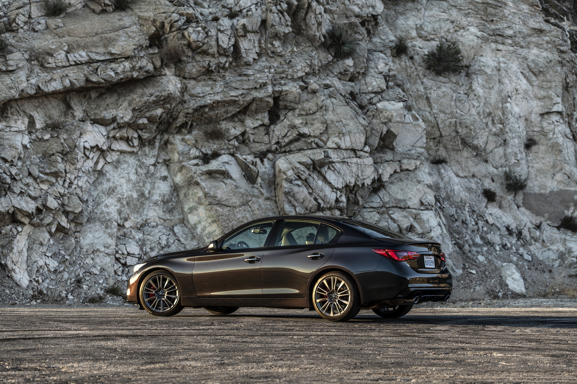2023 Infiniti Q50 Red Sport Black Opal Metallic 1