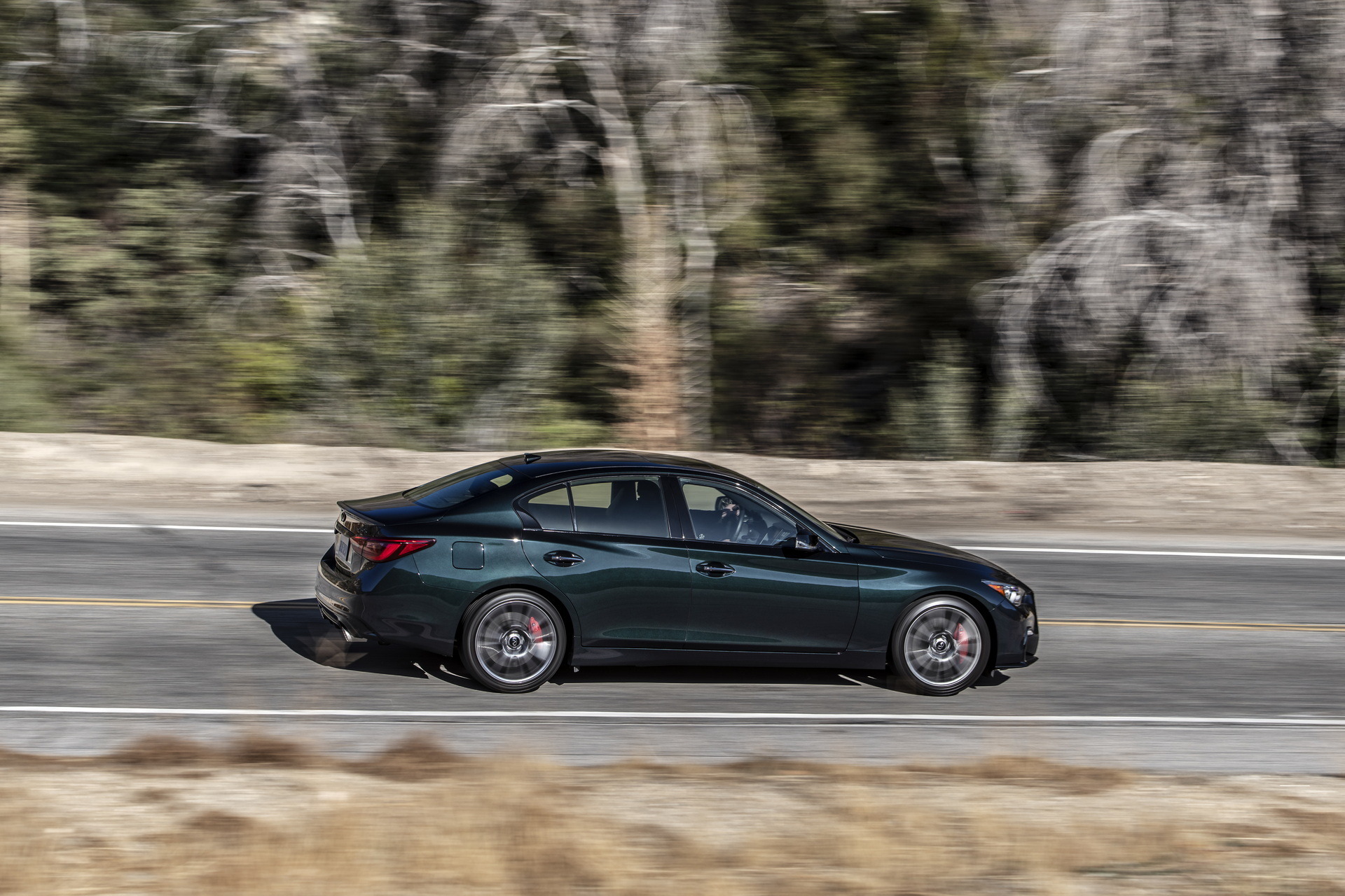 2023 Infiniti Q50 Red Sport Black Opal Metallic 10