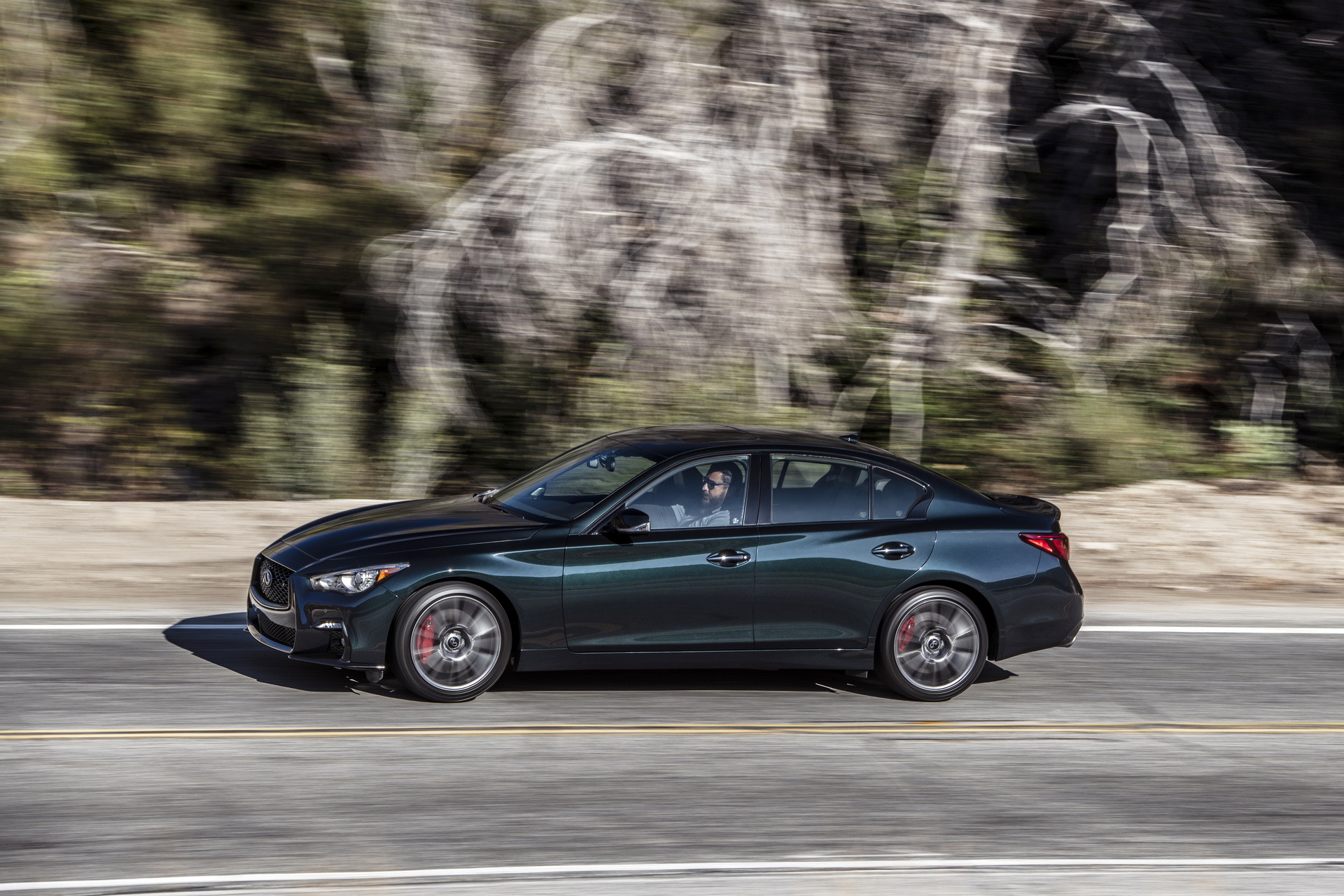 2023 Infiniti Q50 Red Sport Black Opal Metallic 12