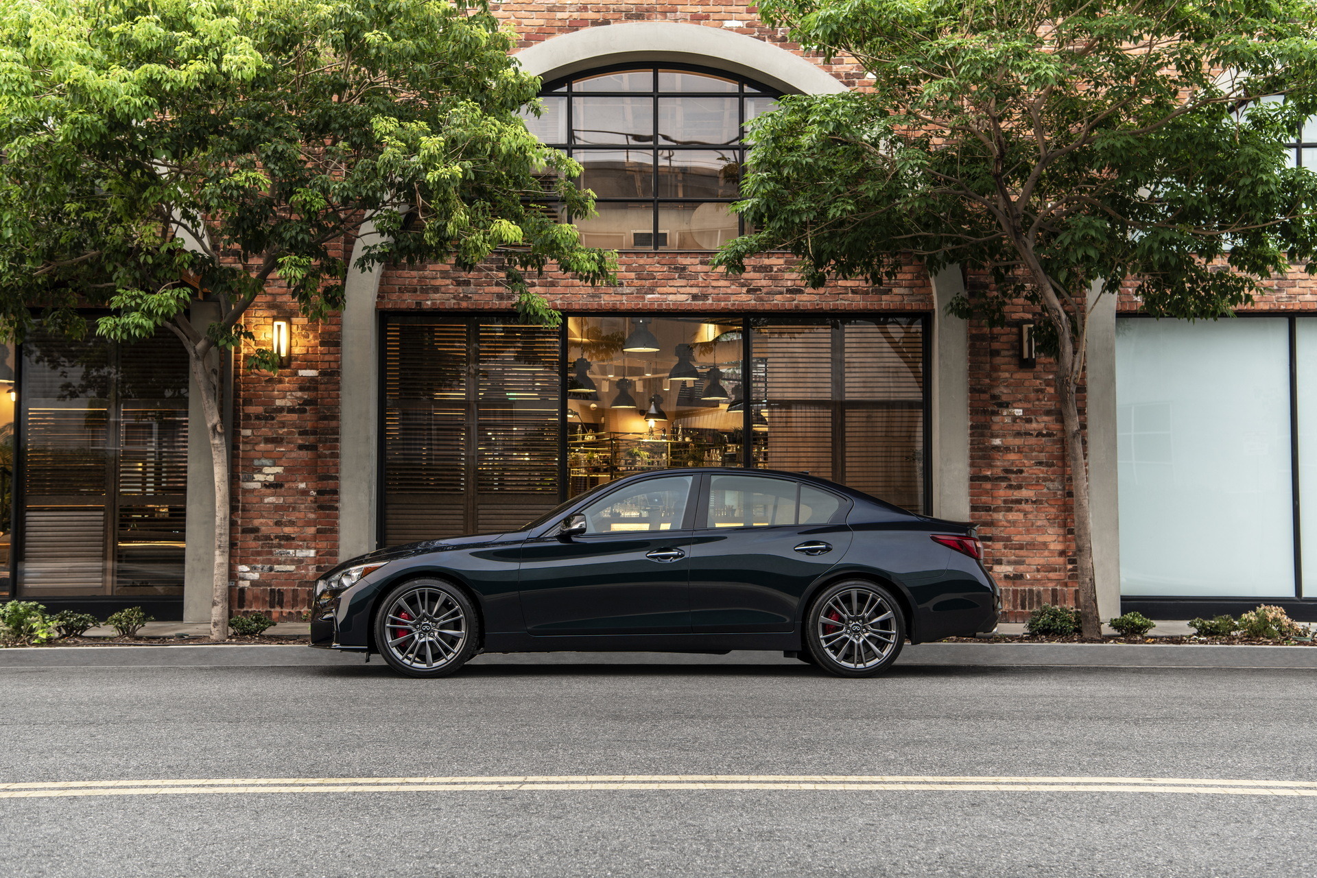 2023 Infiniti Q50 Red Sport Black Opal Metallic 4
