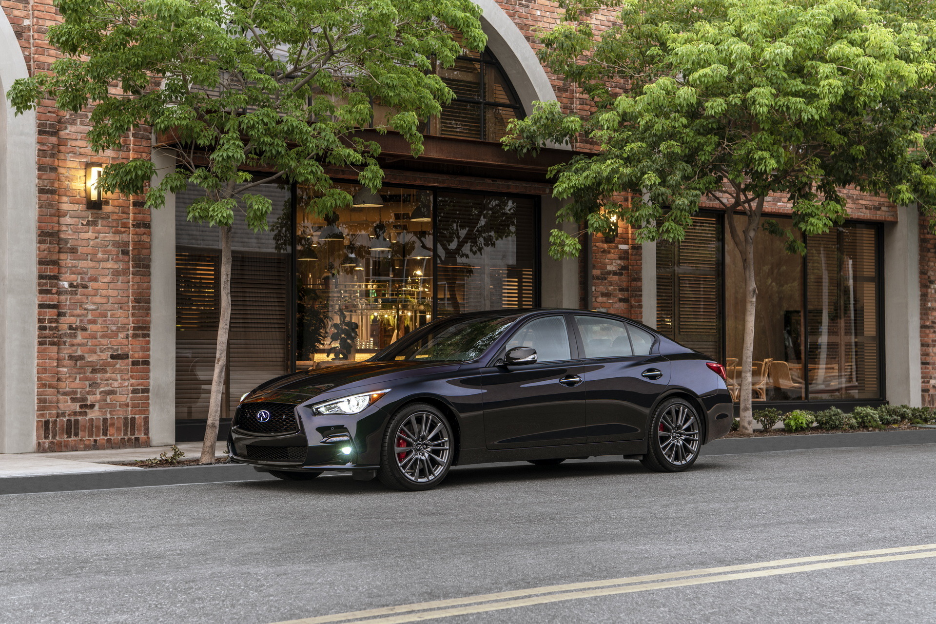 2023 Infiniti Q50 Red Sport Black Opal Metallic 6