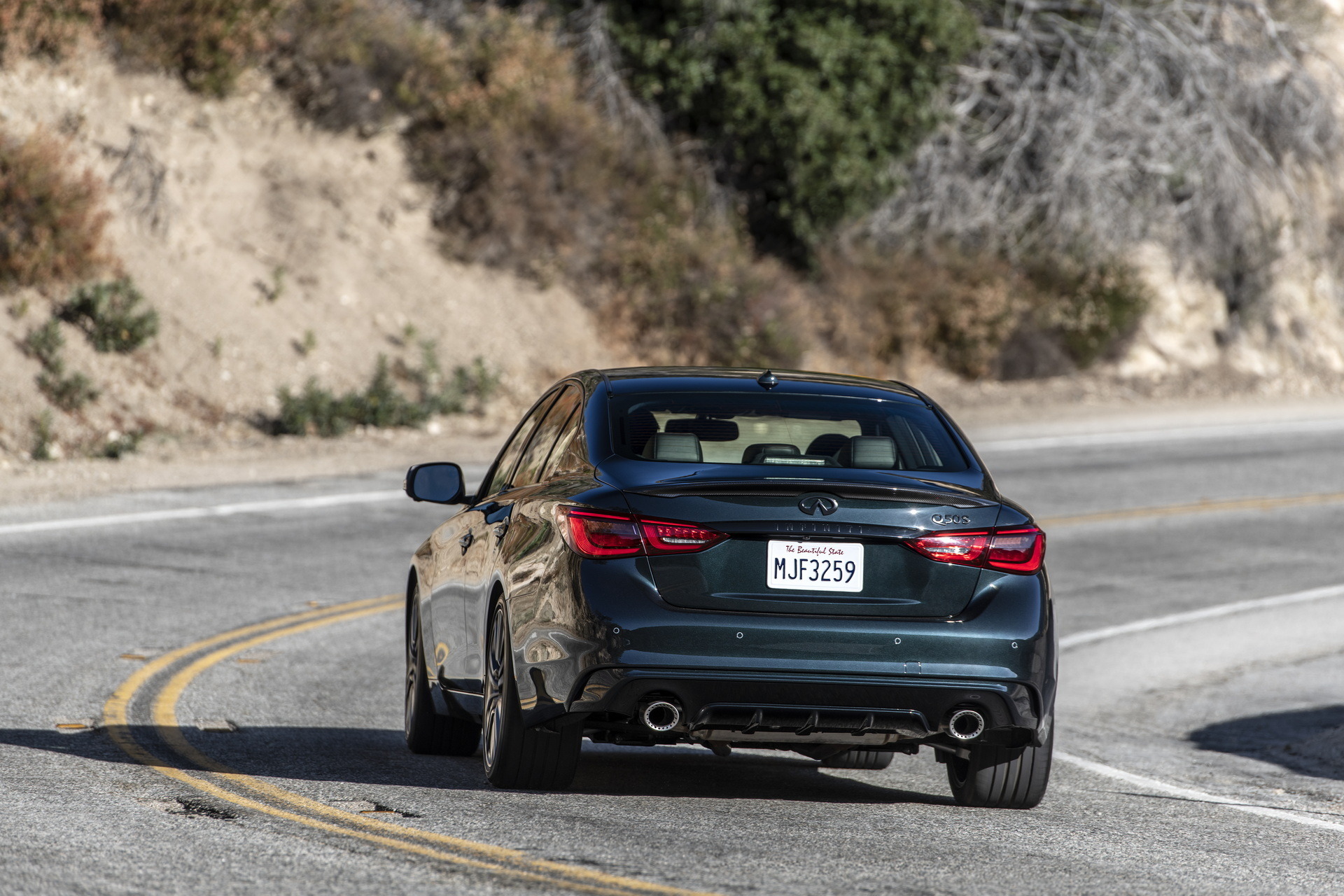 2023 Infiniti Q50 Red Sport Black Opal Metallic 9