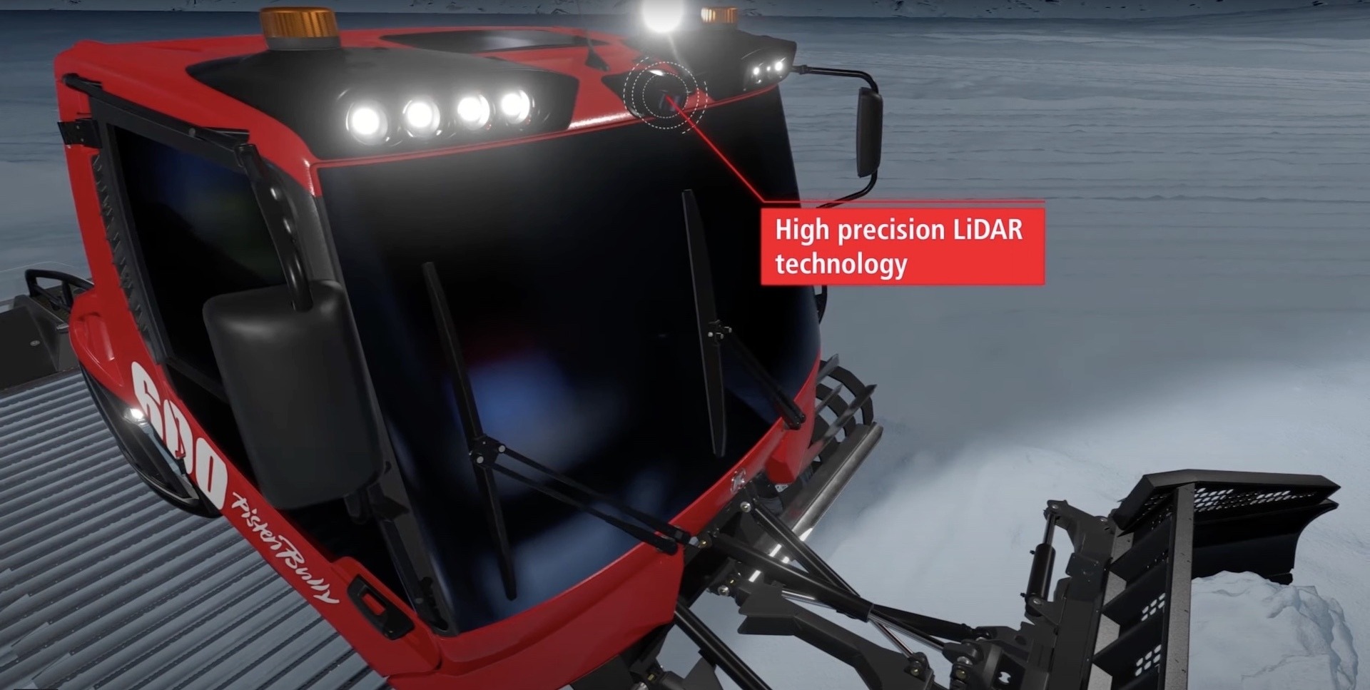 PistenBully Snowsat snowcat groomer 00009