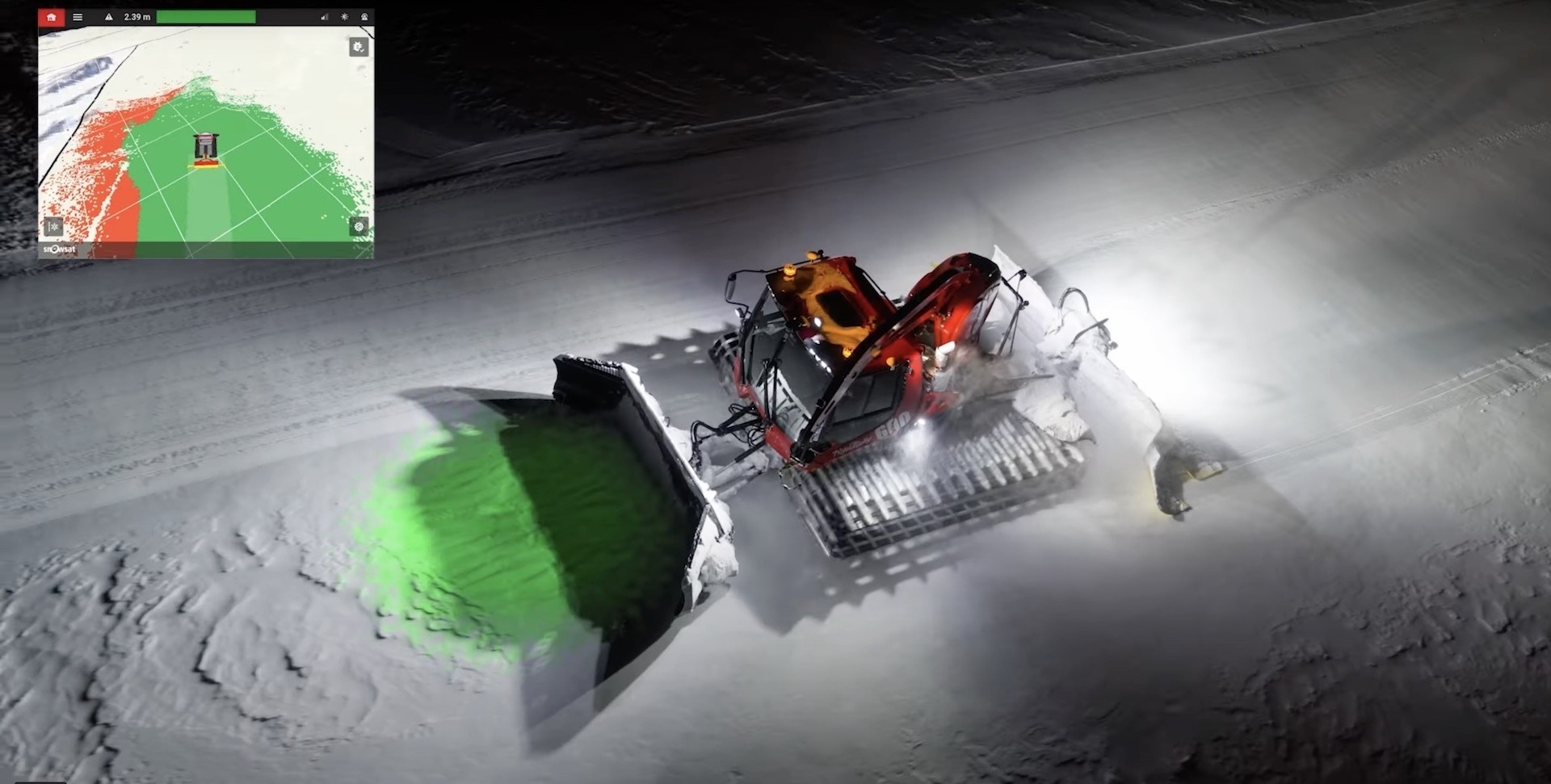 PistenBully Snowsat snowcat groomer 00011