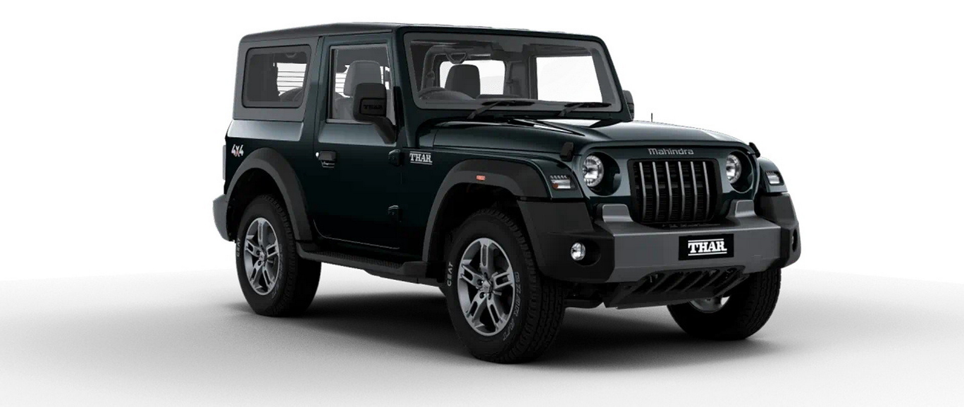 Mahindra Thar Colors - Aquamarine