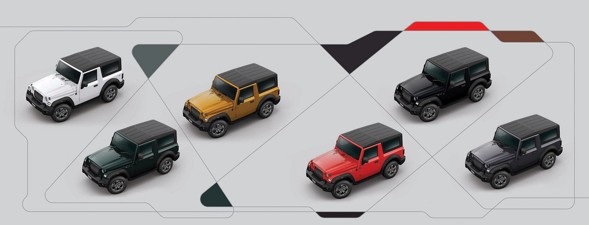 Mahindra Thar Colors