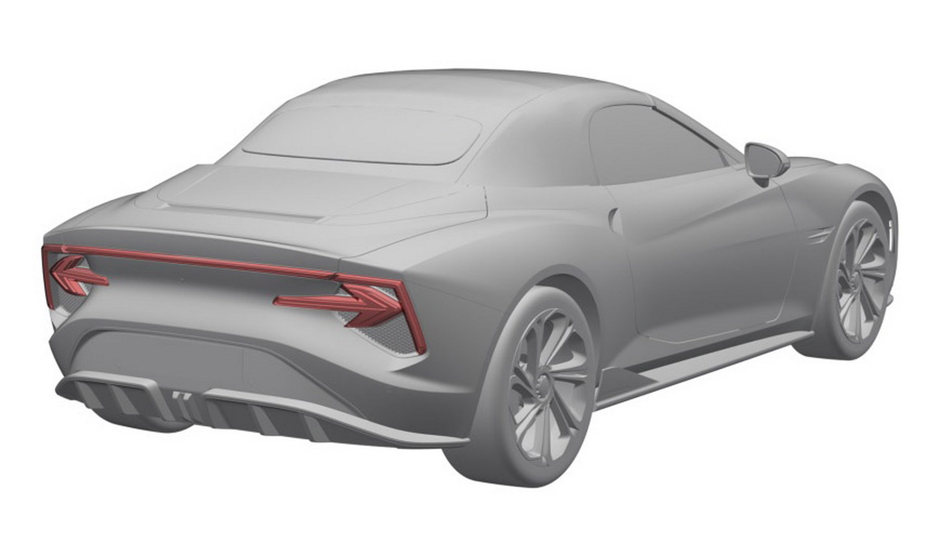 SAIC MG Cyberster production version pattent (2)