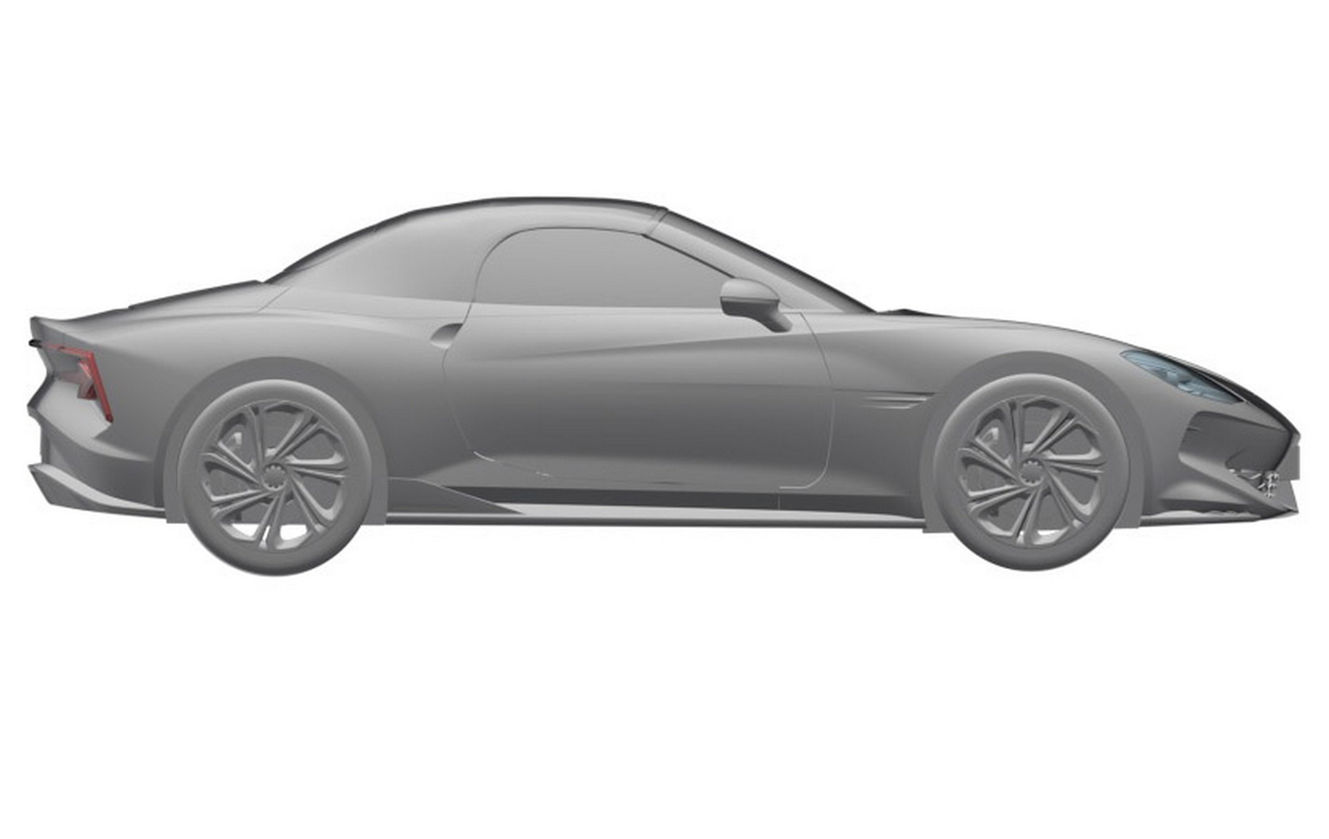 SAIC MG Cyberster production version pattent (6)