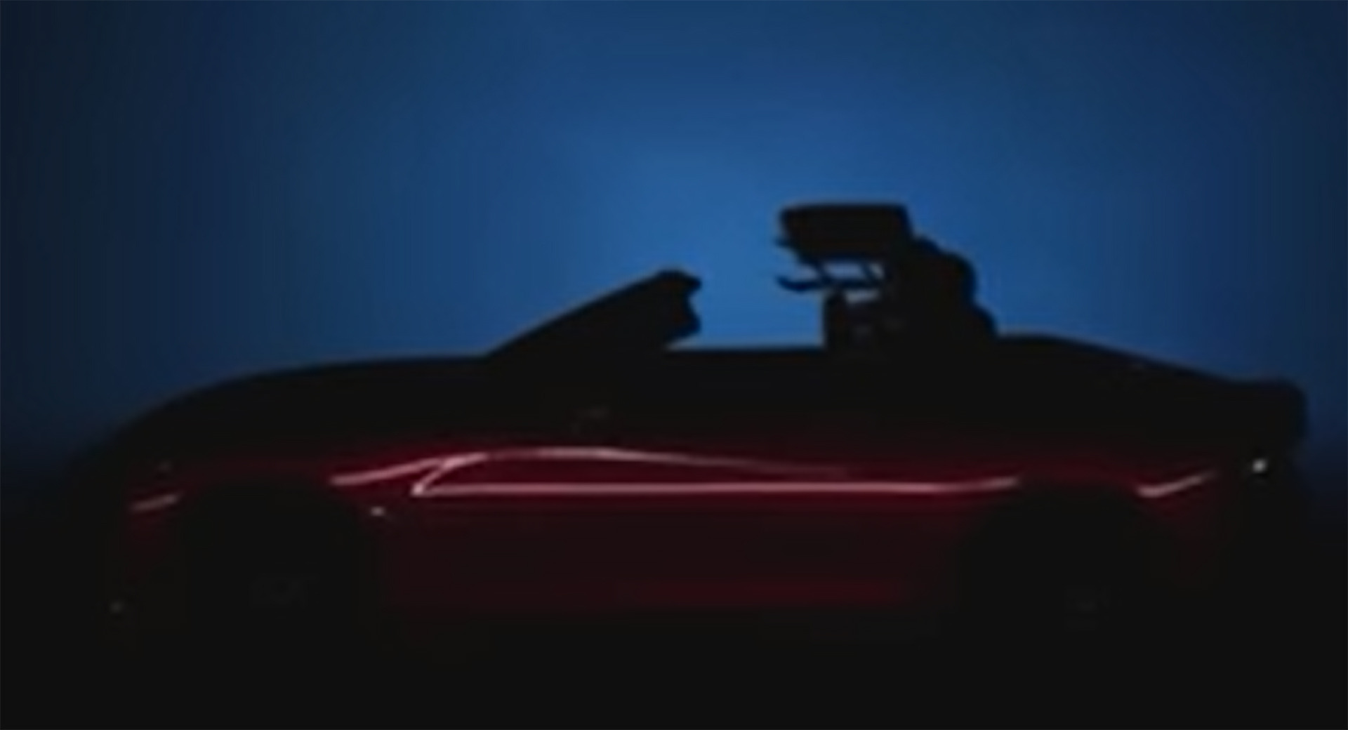 Production MG Cyberster Teaser