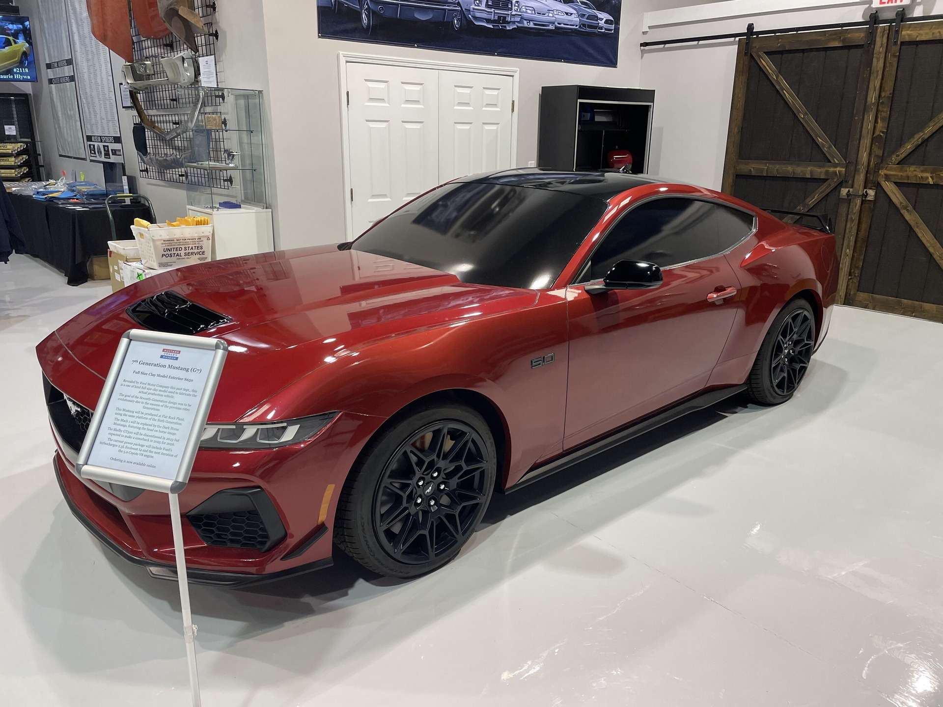 S650 Ford Mustang Clay Model 3