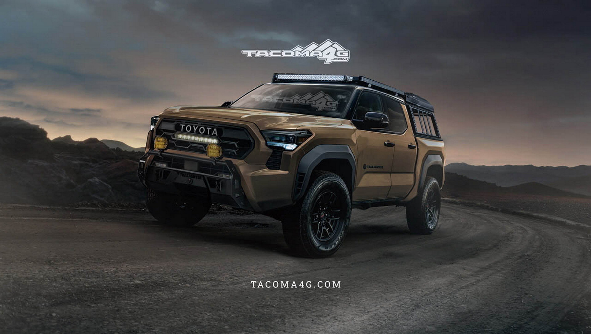 2024 Toyota Tacoma Trailhunter Rendering 10