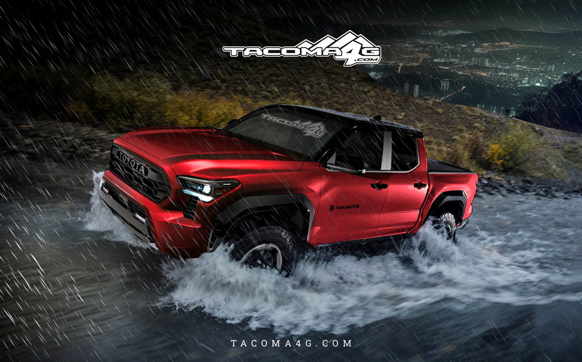 2024 Toyota Tacoma Trailhunter Rendering 16