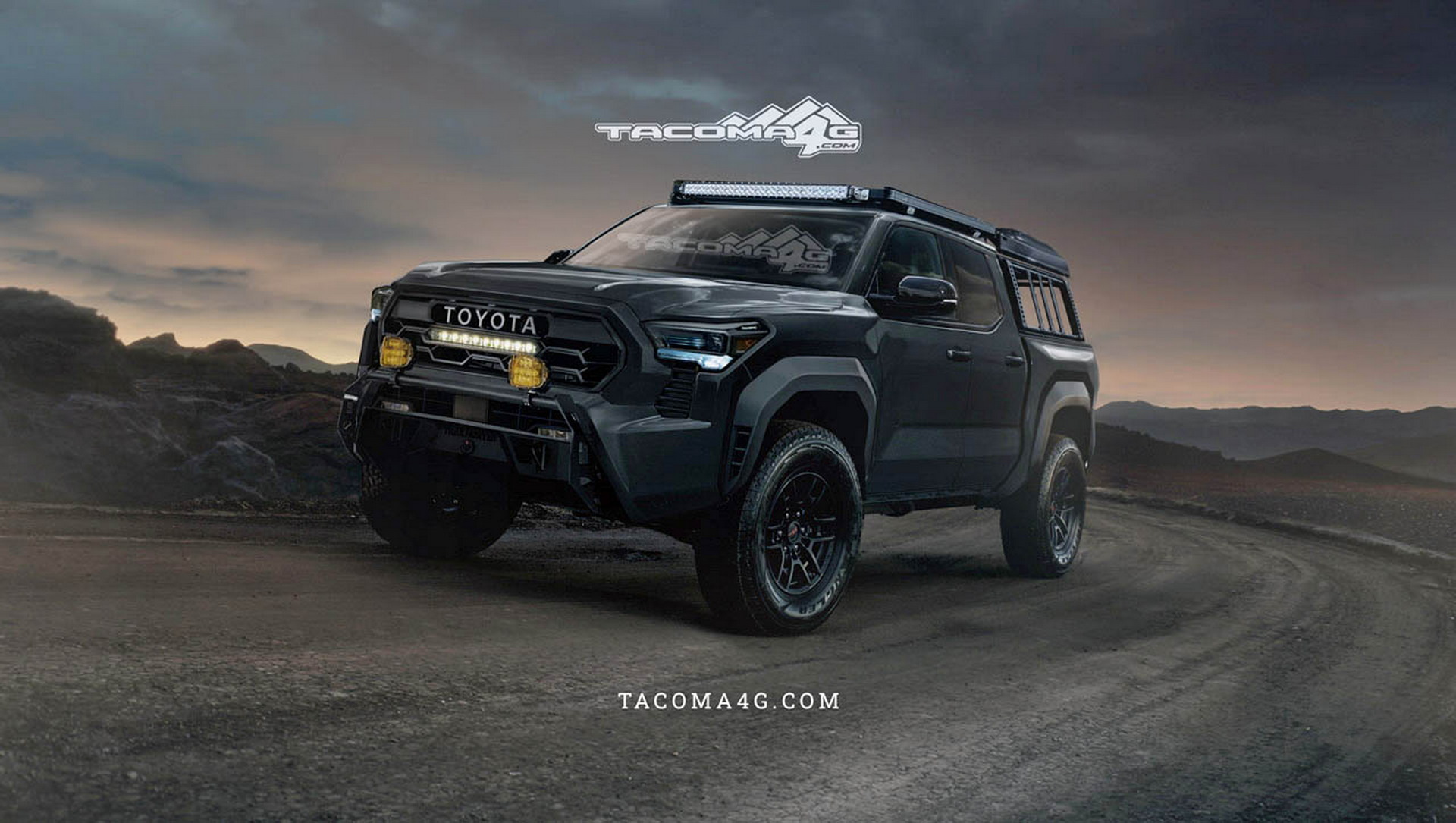 2024 Toyota Tacoma Trailhunter Rendering 2