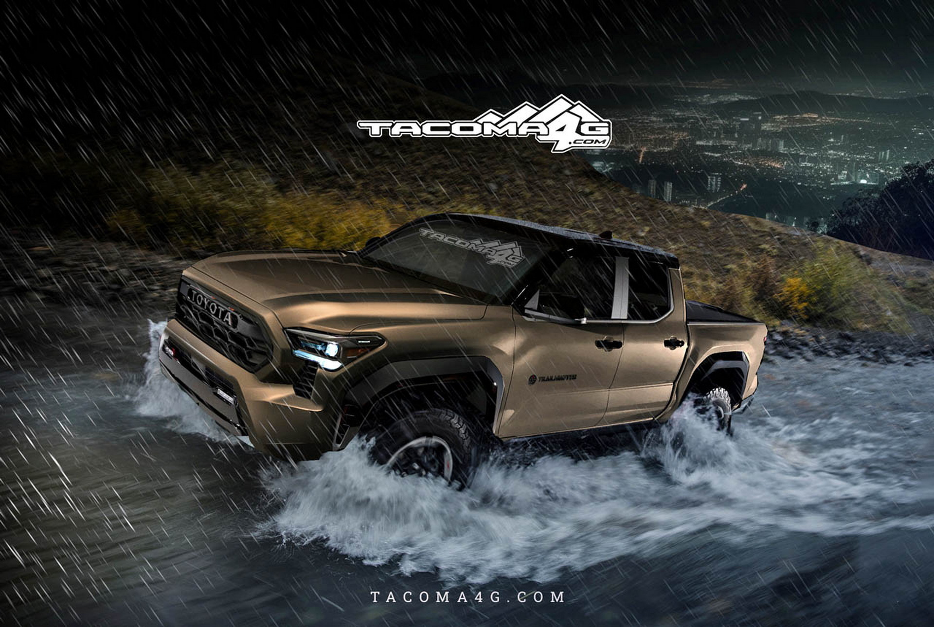 2024 Toyota Tacoma Trailhunter Rendering 24