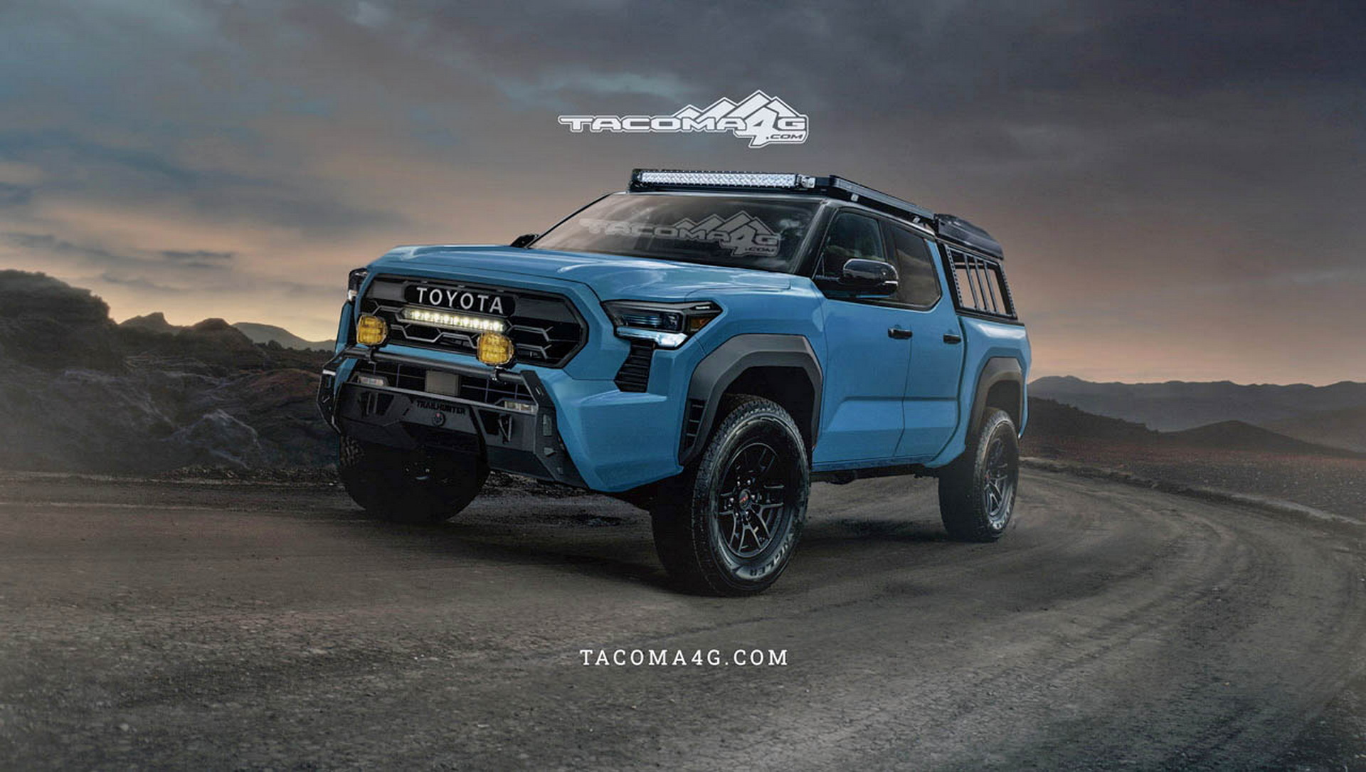 2024 Toyota Tacoma Trailhunter Rendering 4