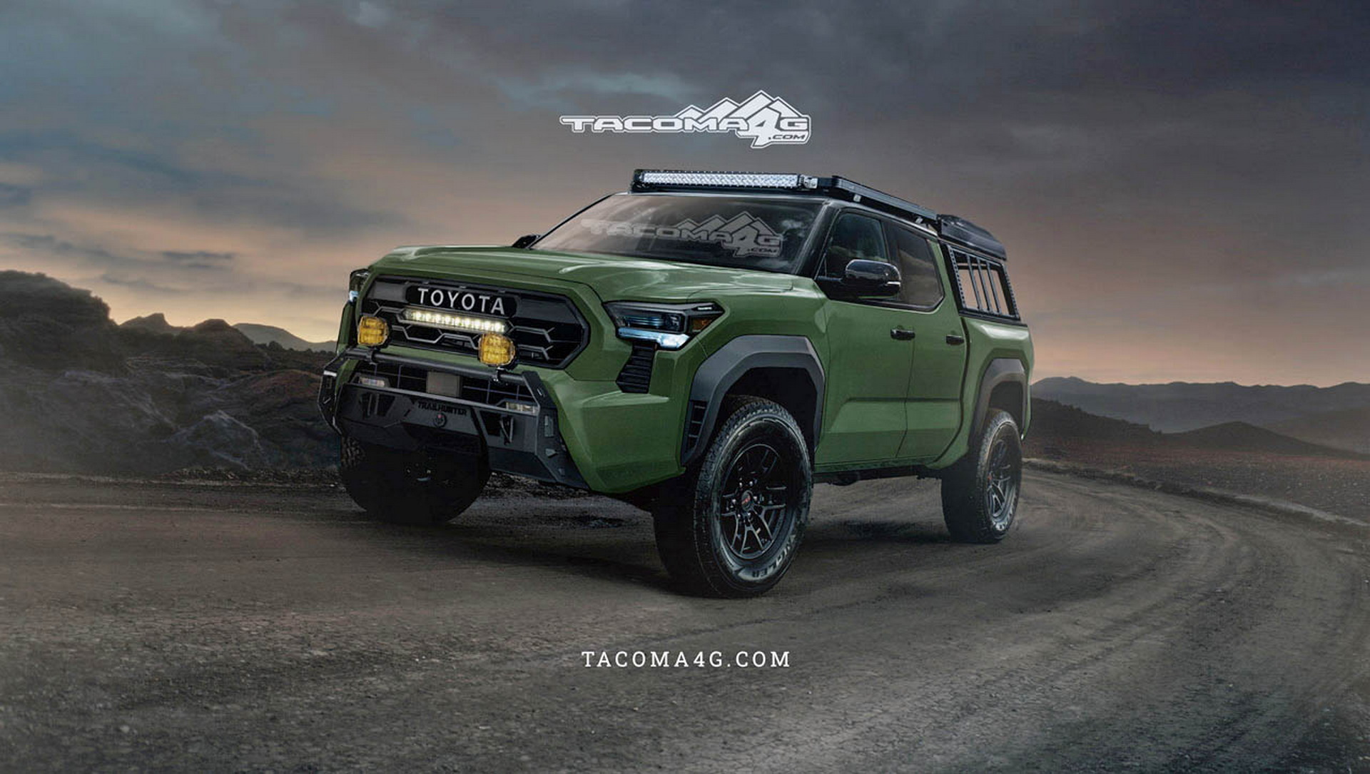 2024 Toyota Tacoma Trailhunter Rendering 6