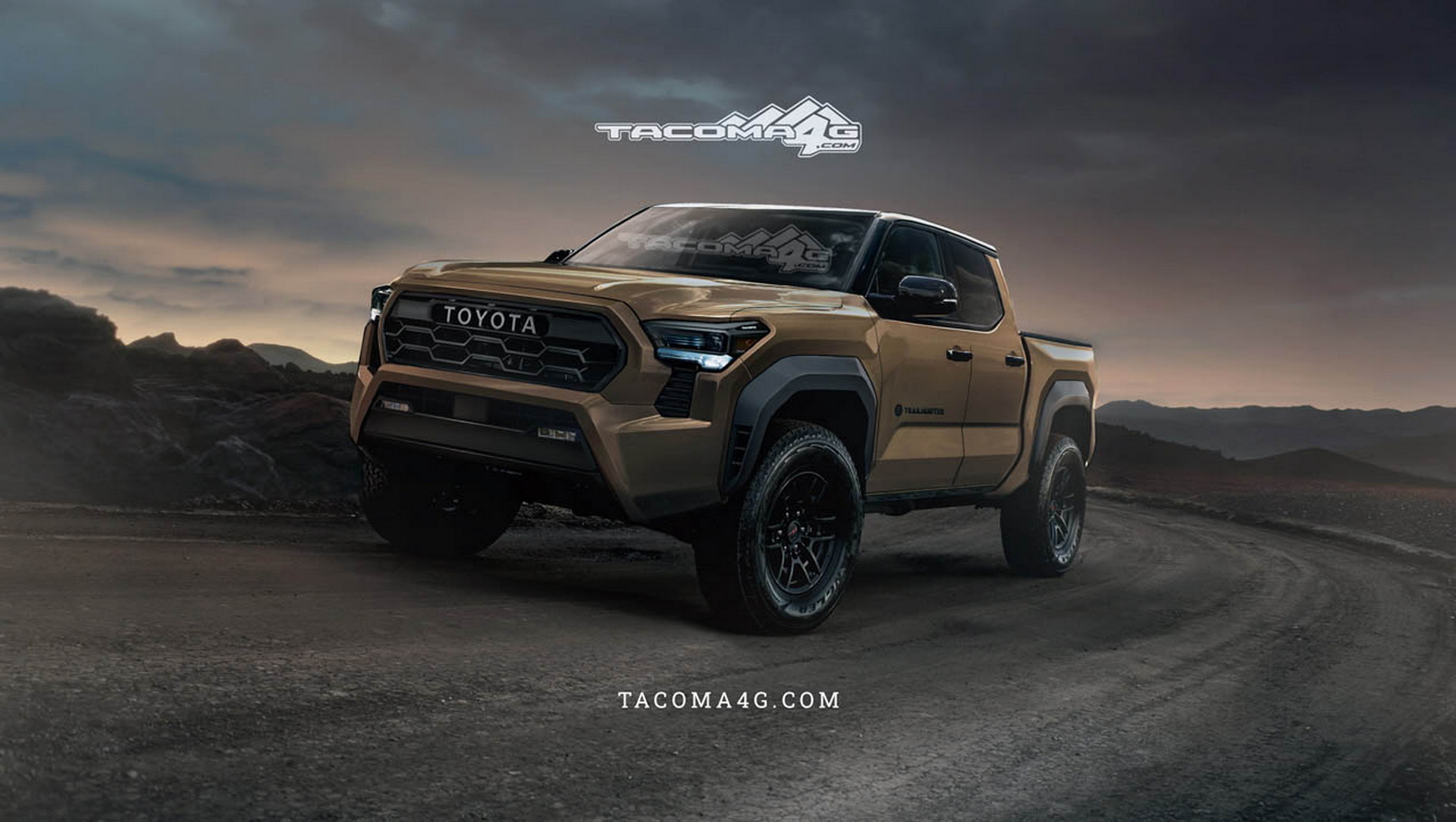 2024 Toyota Tacoma Trailhunter Rendering 9
