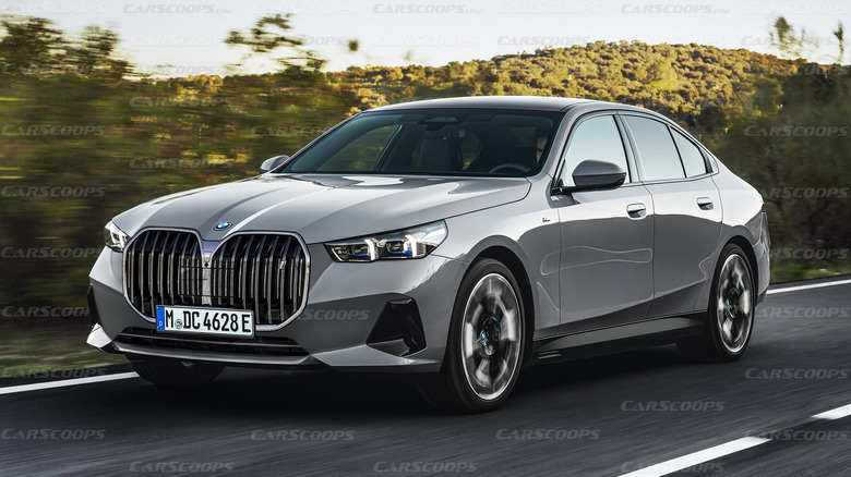 BMW 5 Series With 7 Series Grille - CarScoops