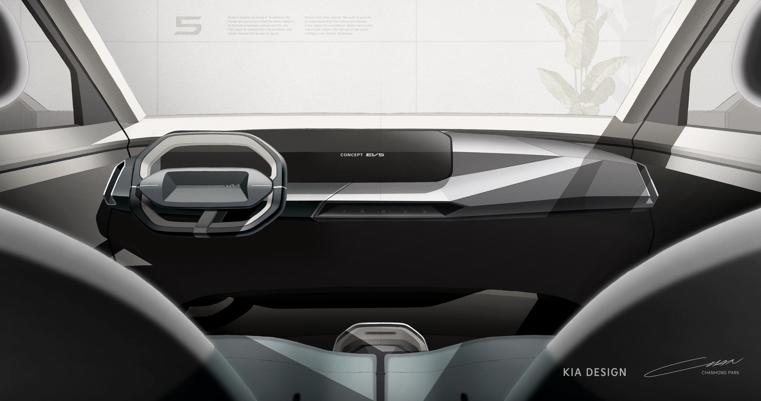 Kia EV5 Sketches 3