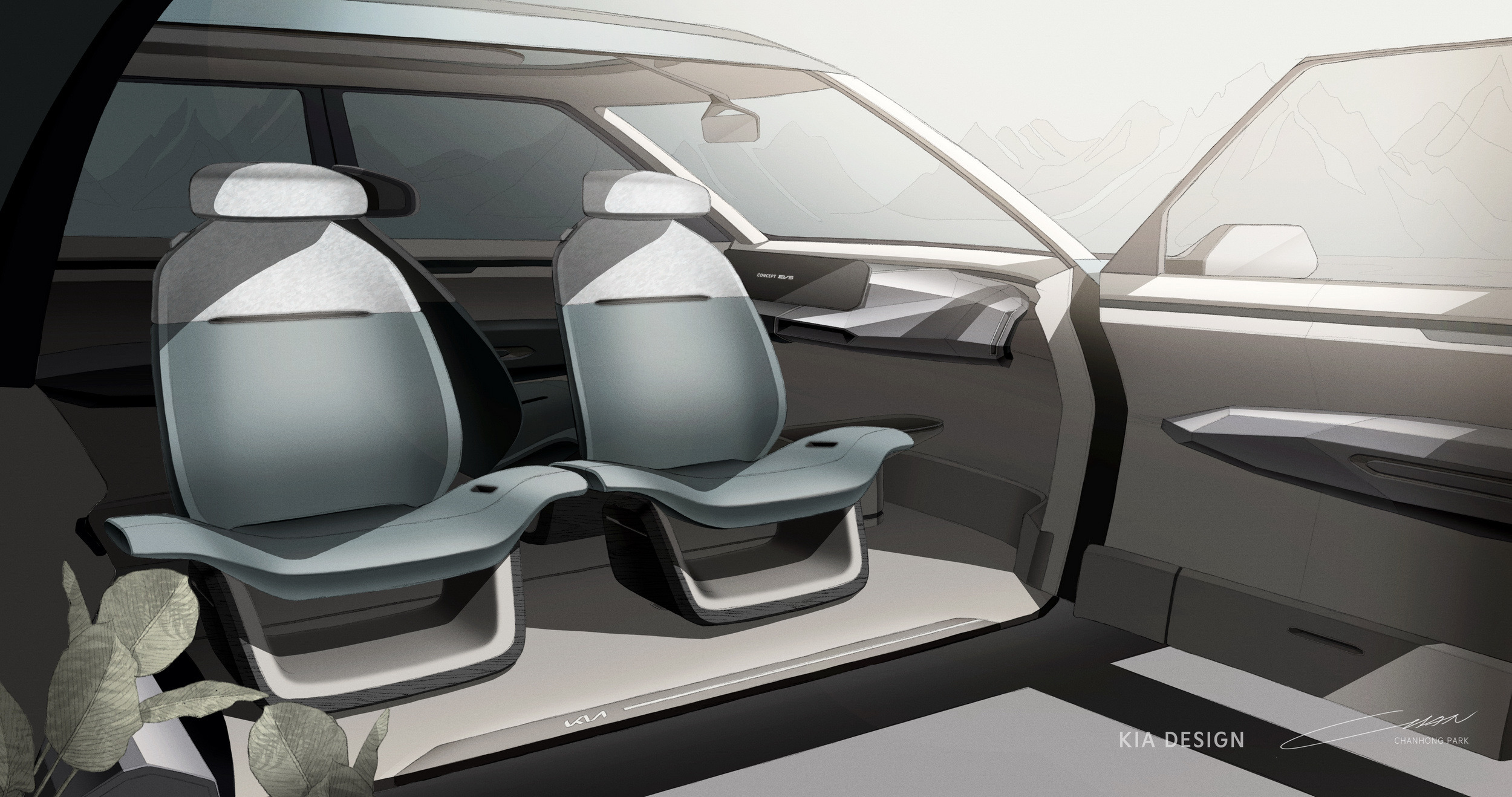Kia EV5 Sketches 5