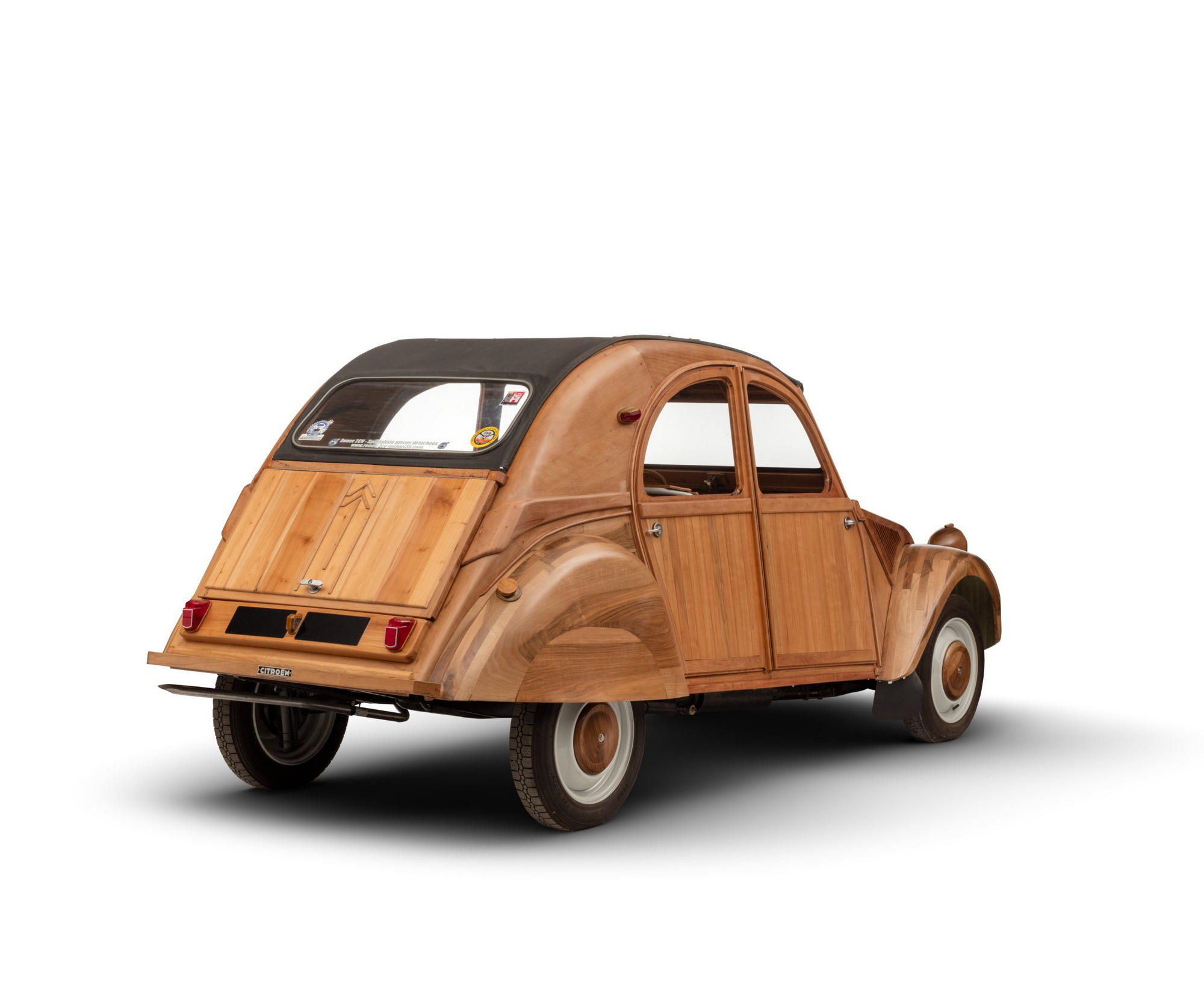 1955 Citroen 2CV wood record holder 3