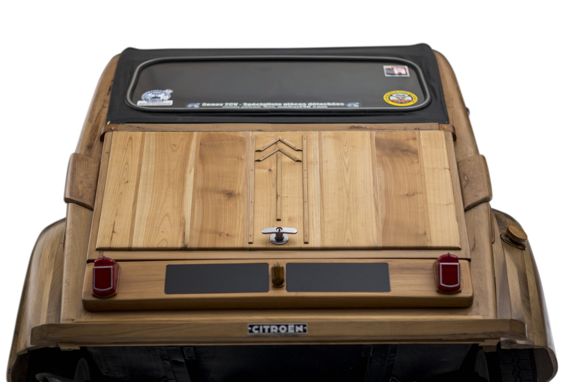 1955 Citroen 2CV wood record holder 8