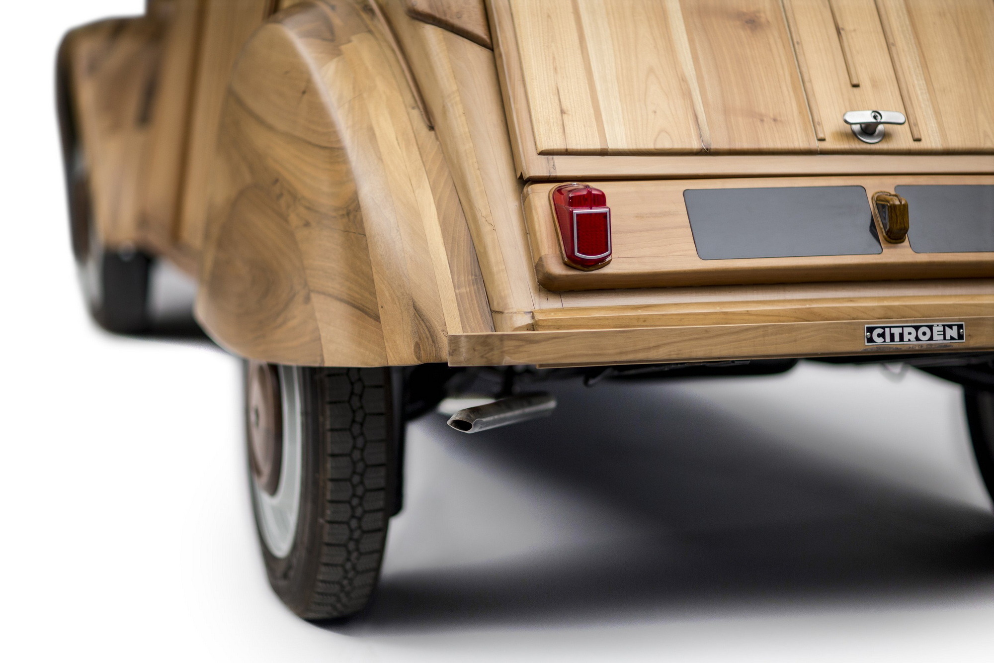 1955 Citroen 2CV wood record holder 9
