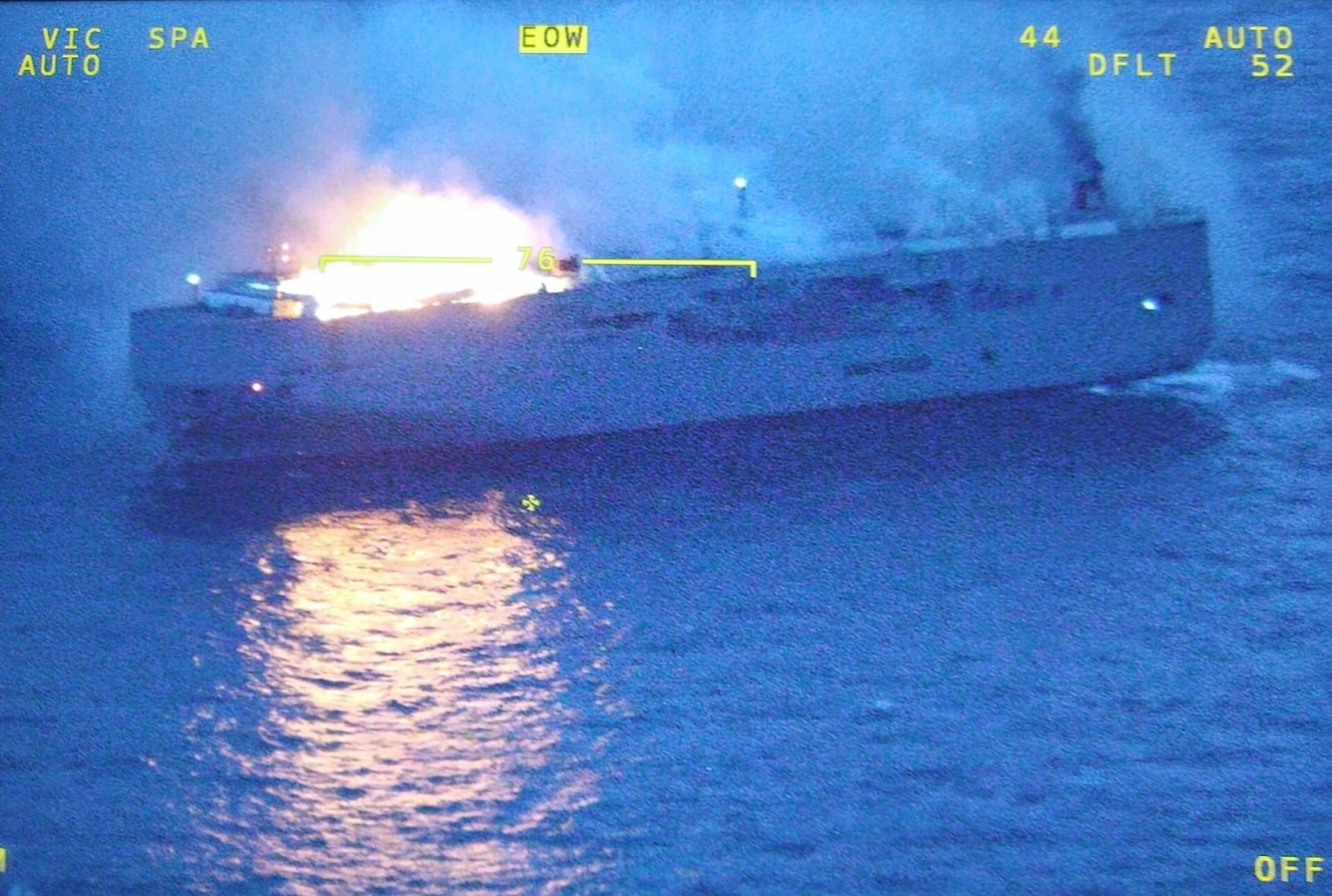 Dutch cargo ship EV fire 00003