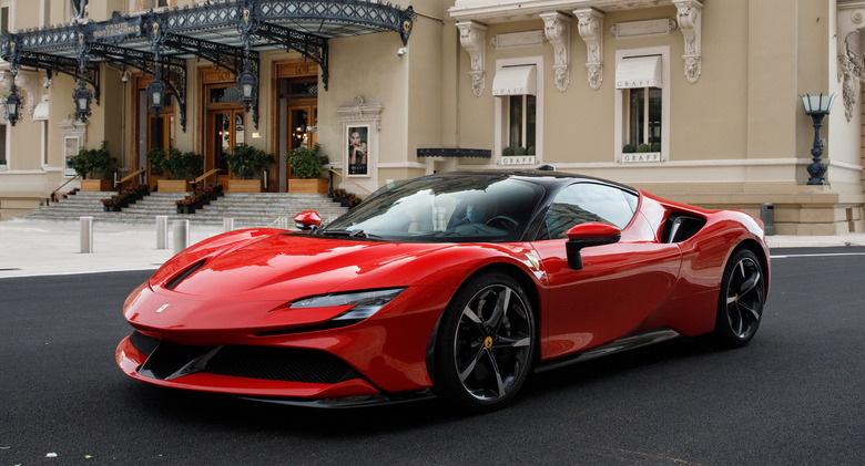 ferrari sf90 supercar with best range 7
