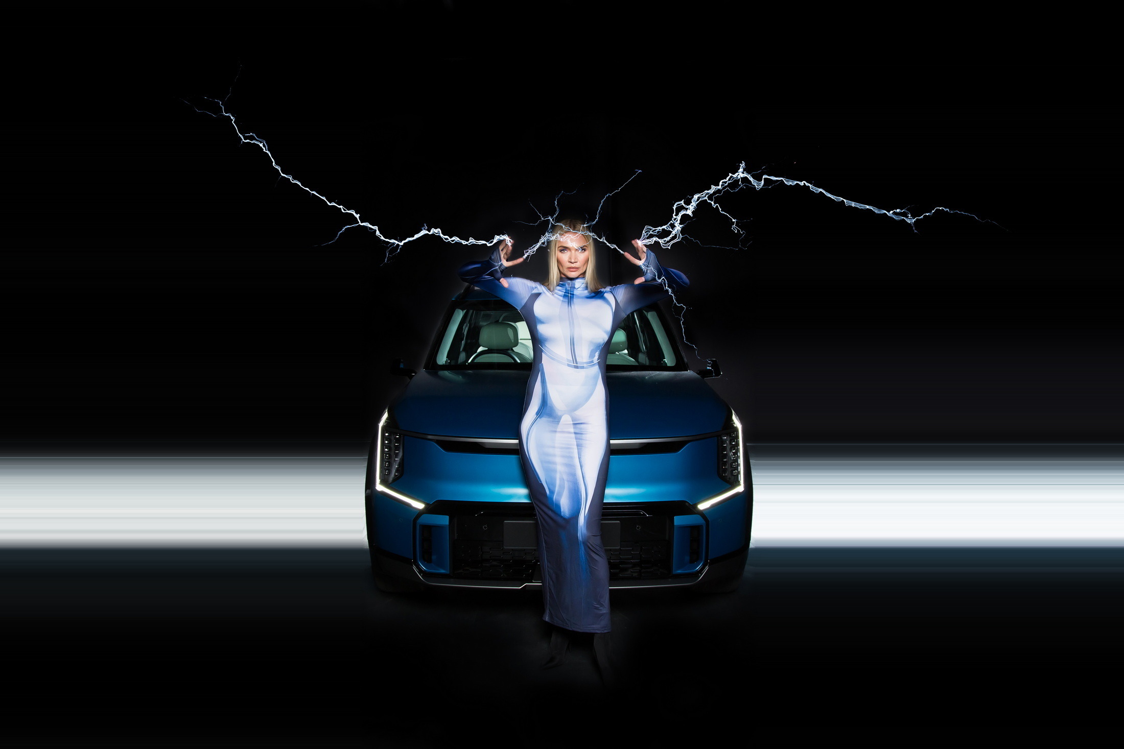 2023 Kia EV9 Jodie Kidd Lightning 1
