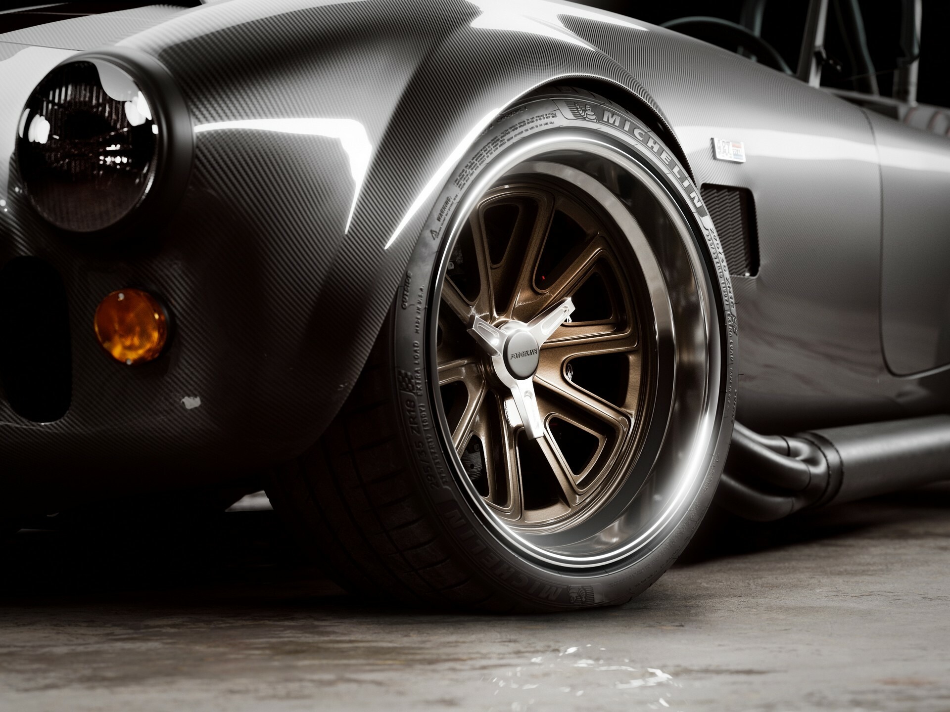 Diamond Edition Carbon Fiber Shelby Cobra Race Car 810 10