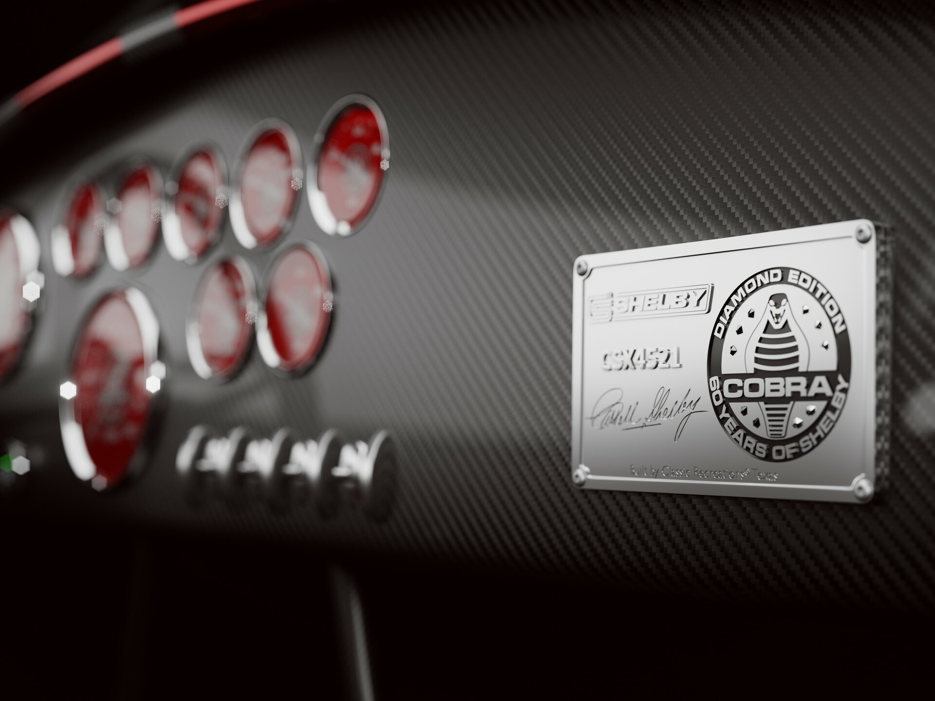 Diamond Edition Carbon Fiber Shelby Cobra Race Car 810 11