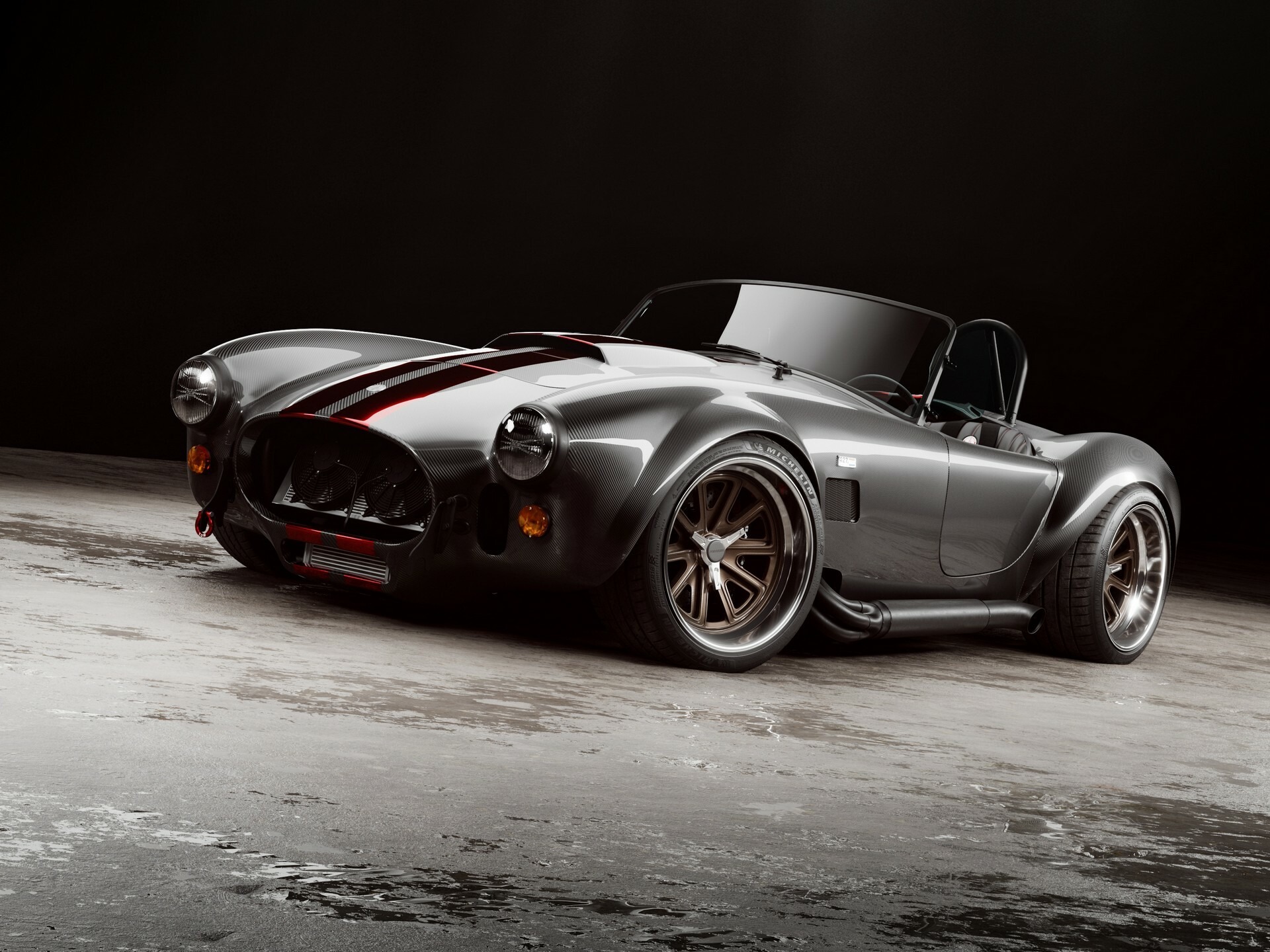 Diamond Edition Carbon Fiber Shelby Cobra Race Car 810 3