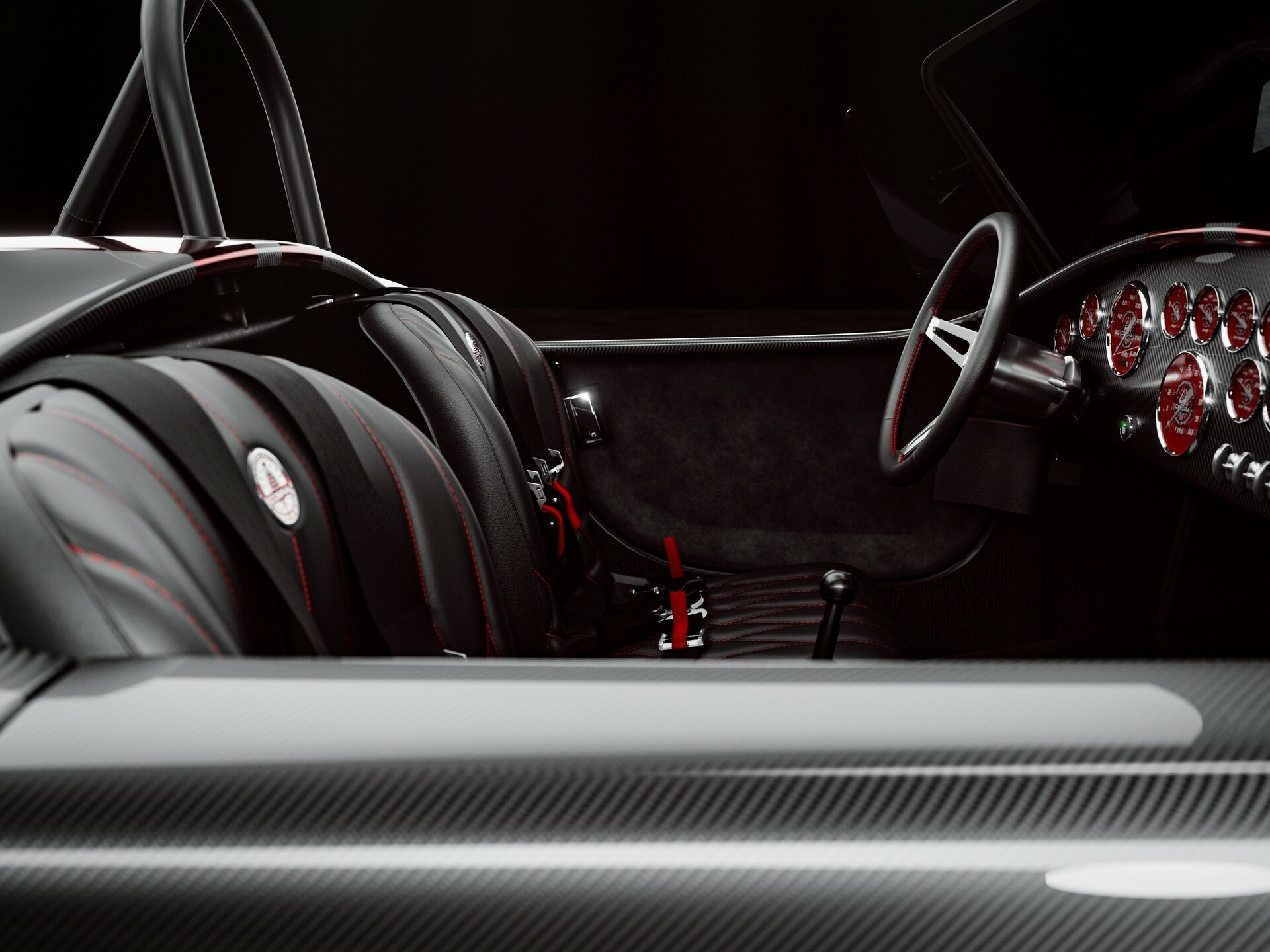Diamond Edition Carbon Fiber Shelby Cobra Race Car 810 6