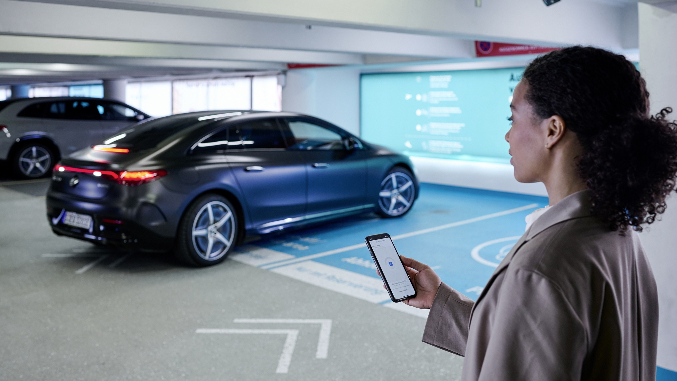2023 Mercedes EQE Intelligent Park Pilot 3