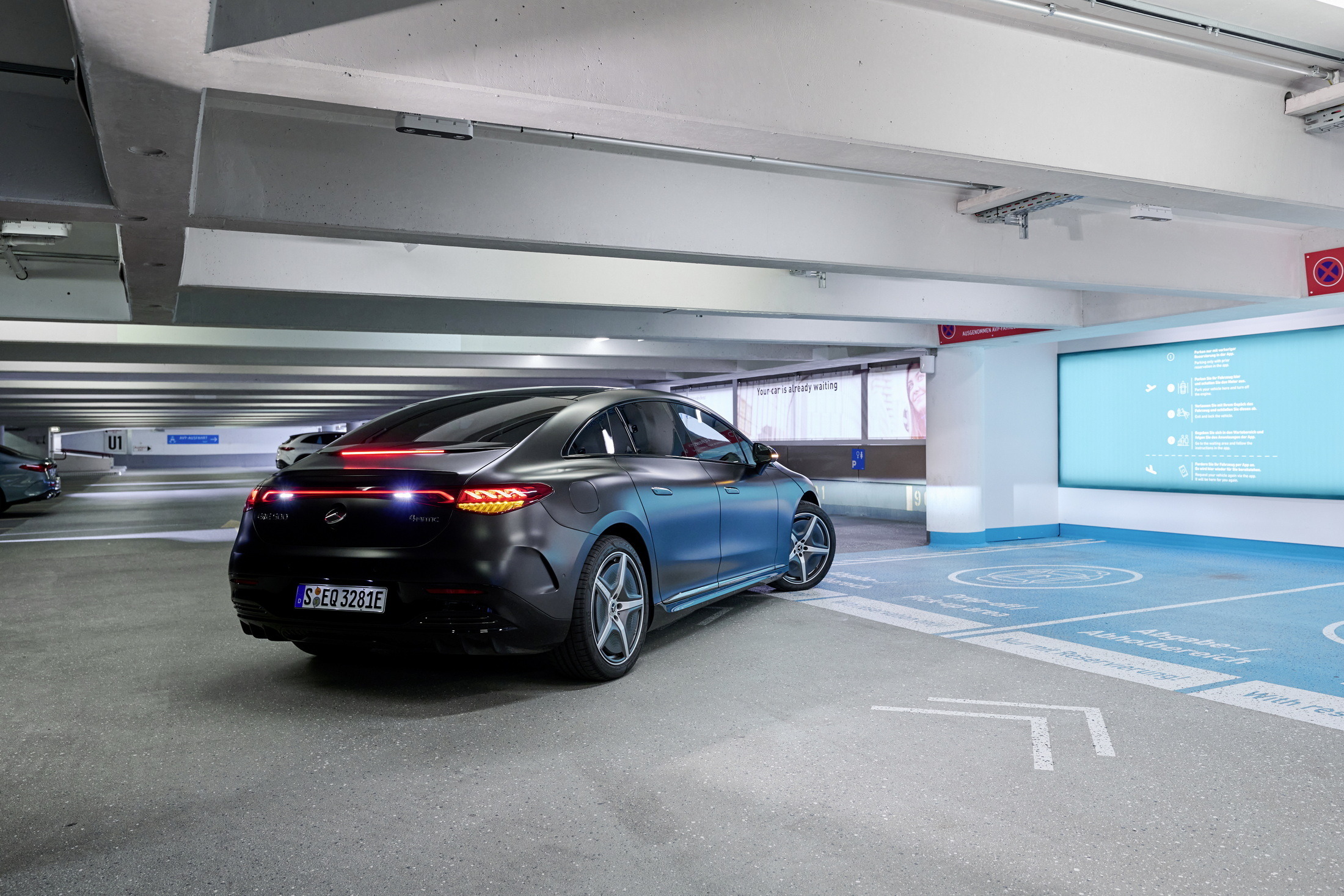 2023 Mercedes EQE Intelligent Park Pilot 4