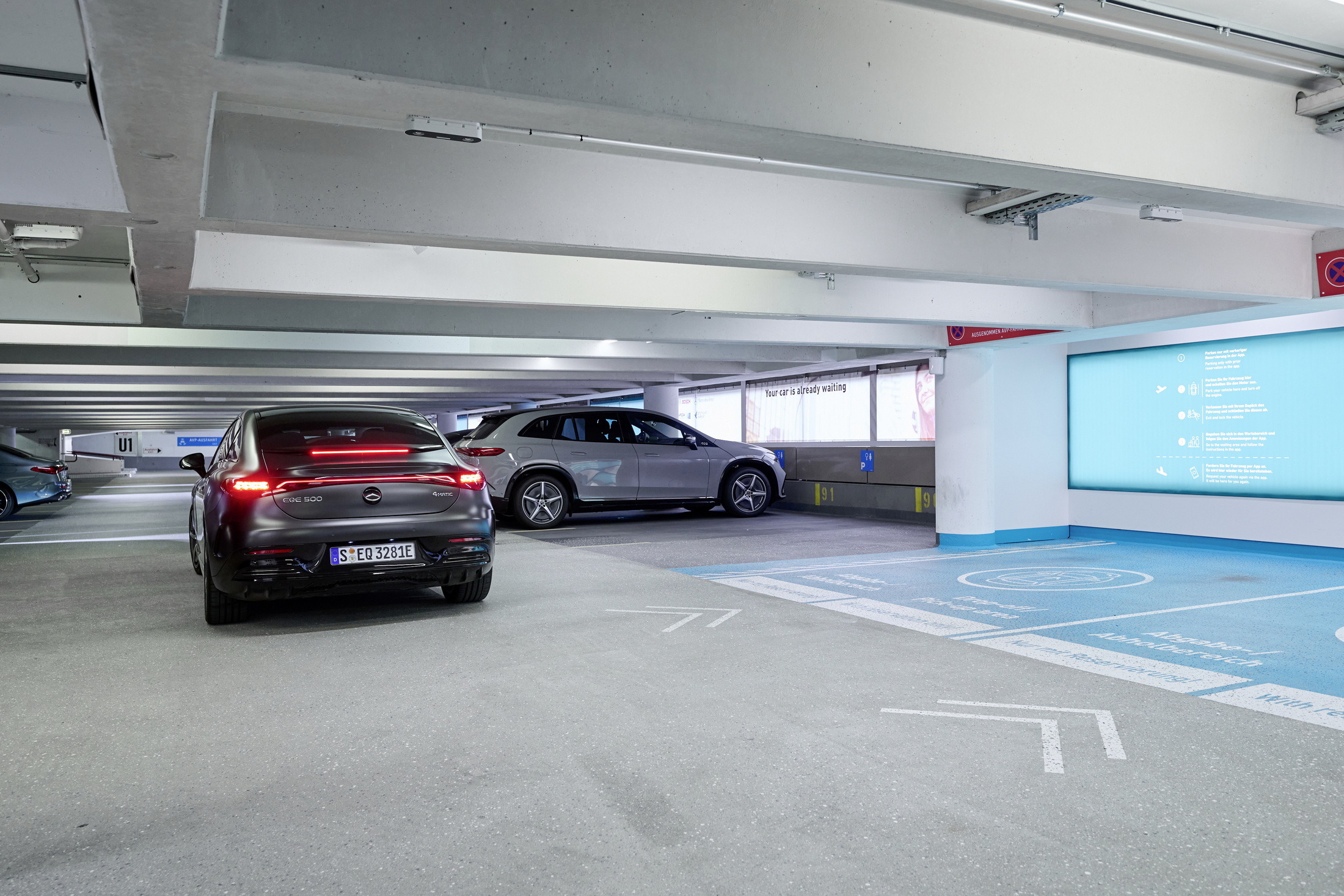 2023 Mercedes EQE Intelligent Park Pilot 5