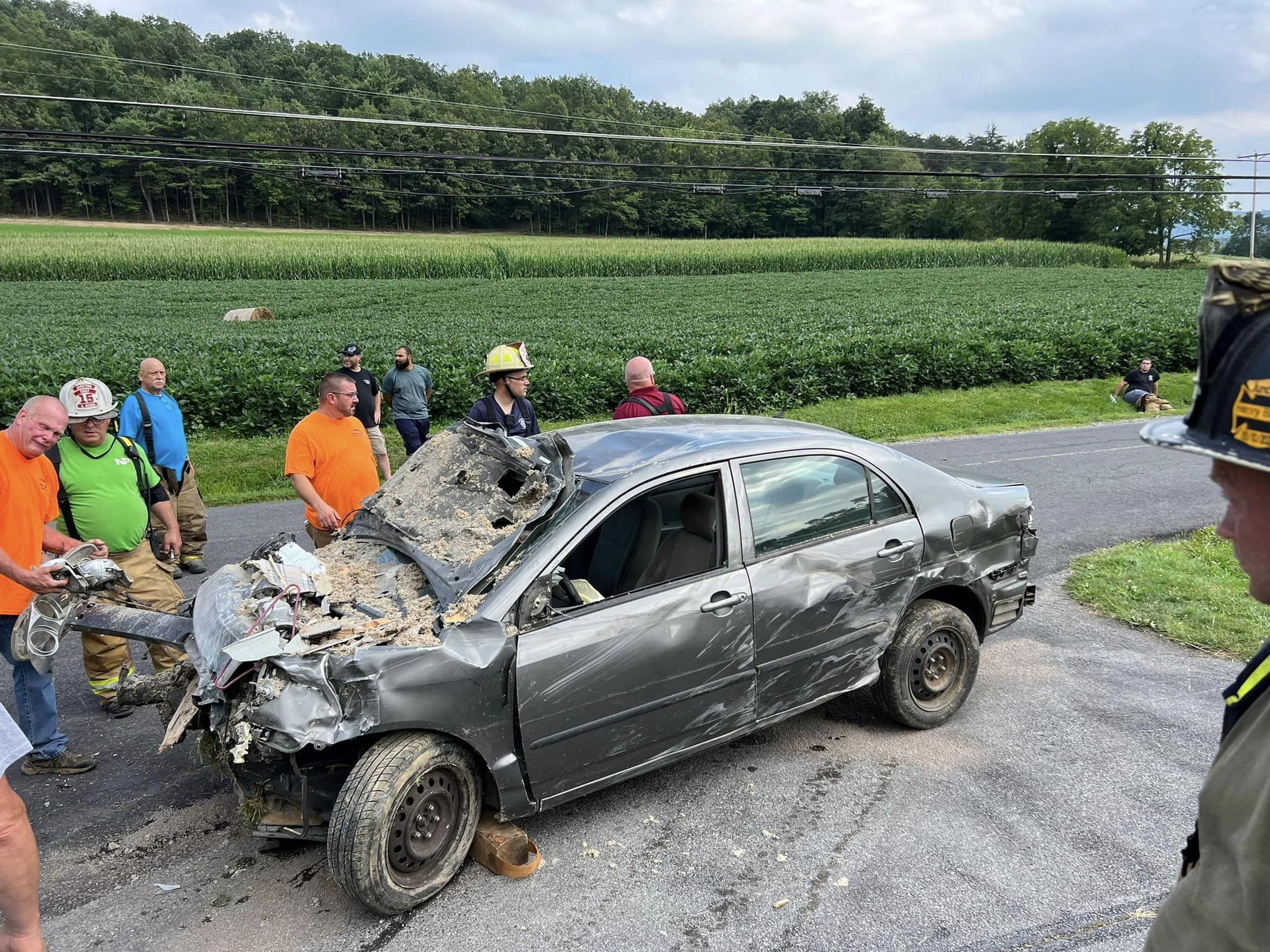 FB 2023 Toyota Corolla Crash Home 1