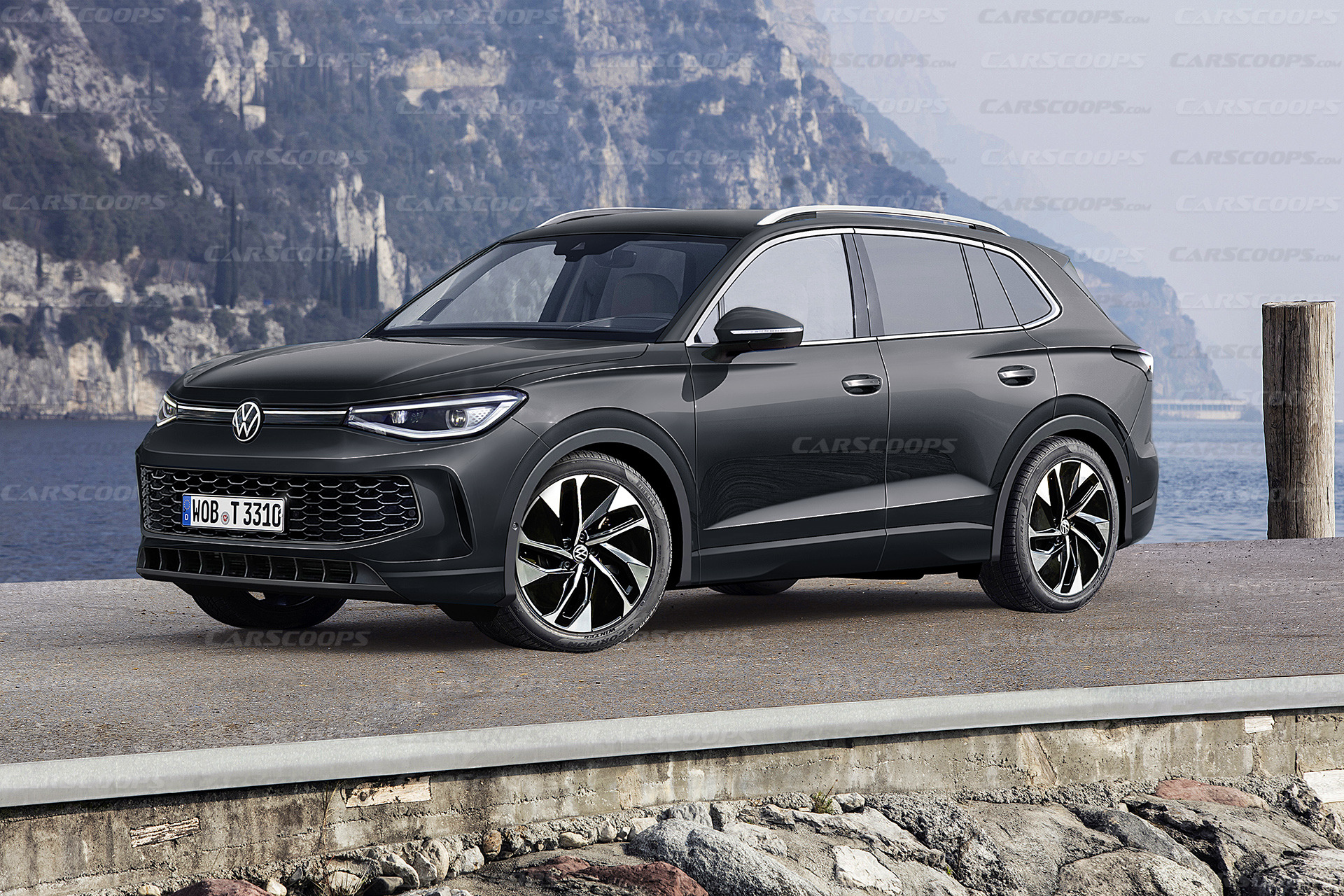 VW Tiguan Rendering (Gray)