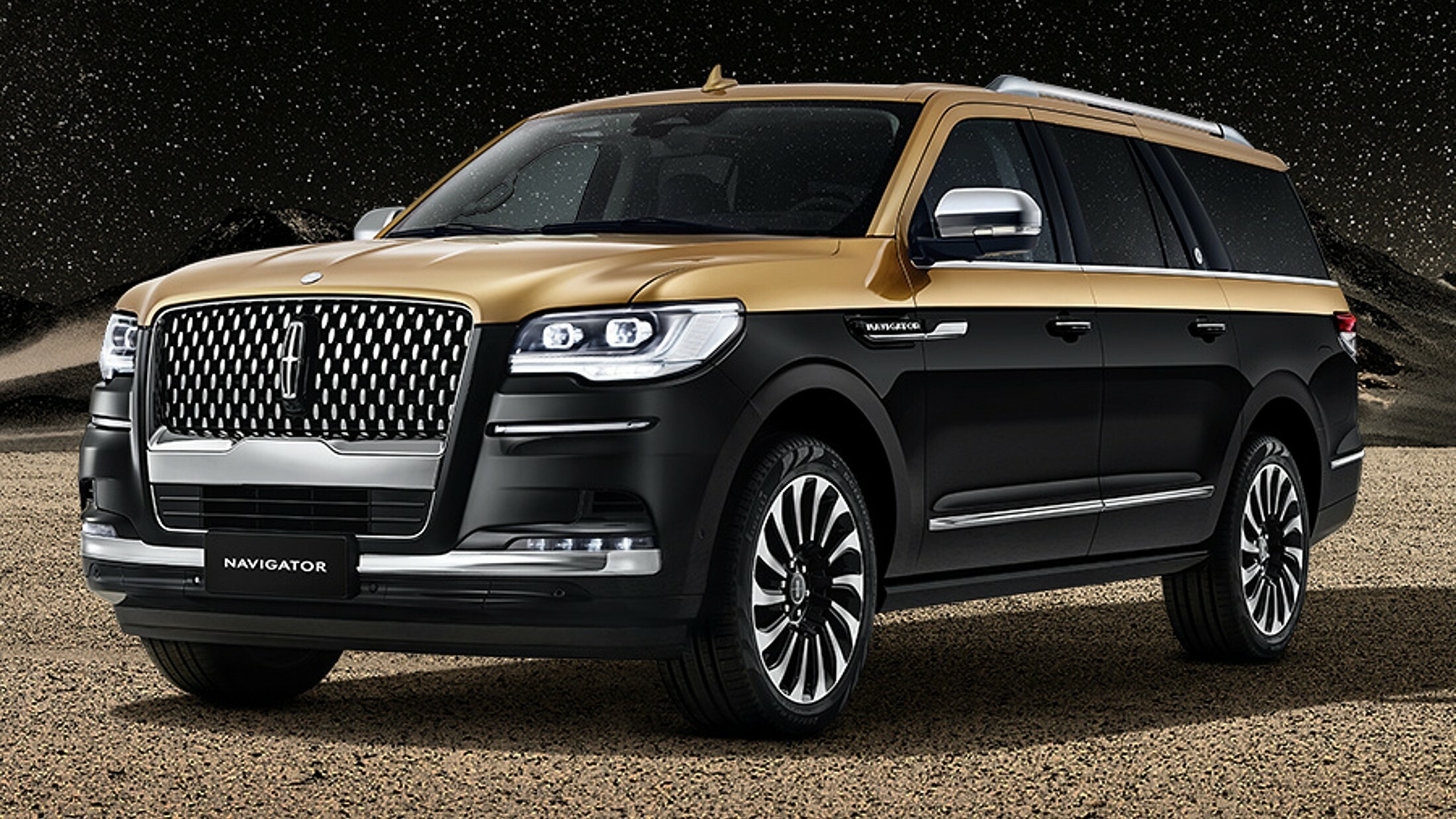 Lincoln Navigator Black Gold Edition - China (2)b